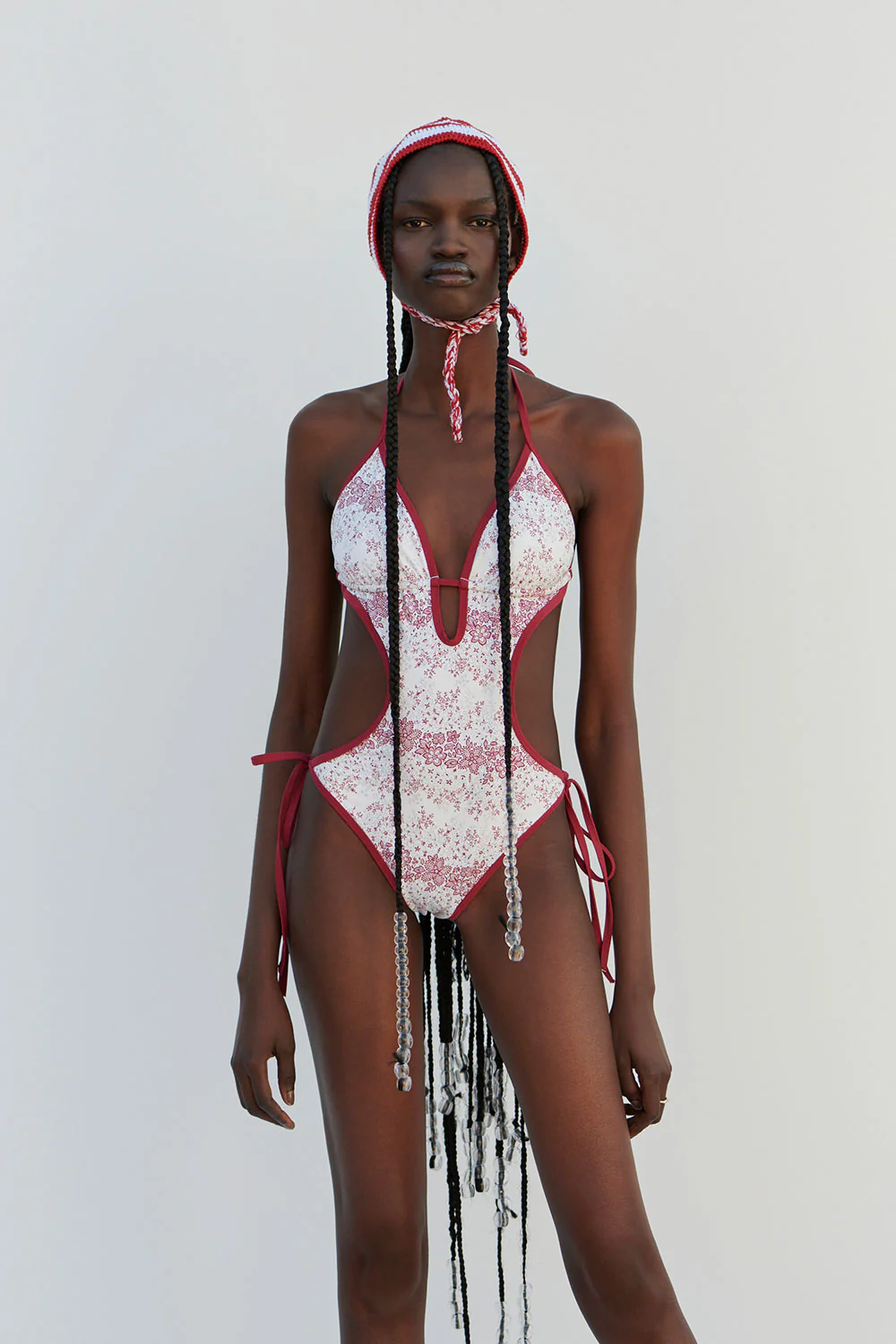 Adriana Floral Monokini One Piece Swimsuit - Bisous Lace - Image 2