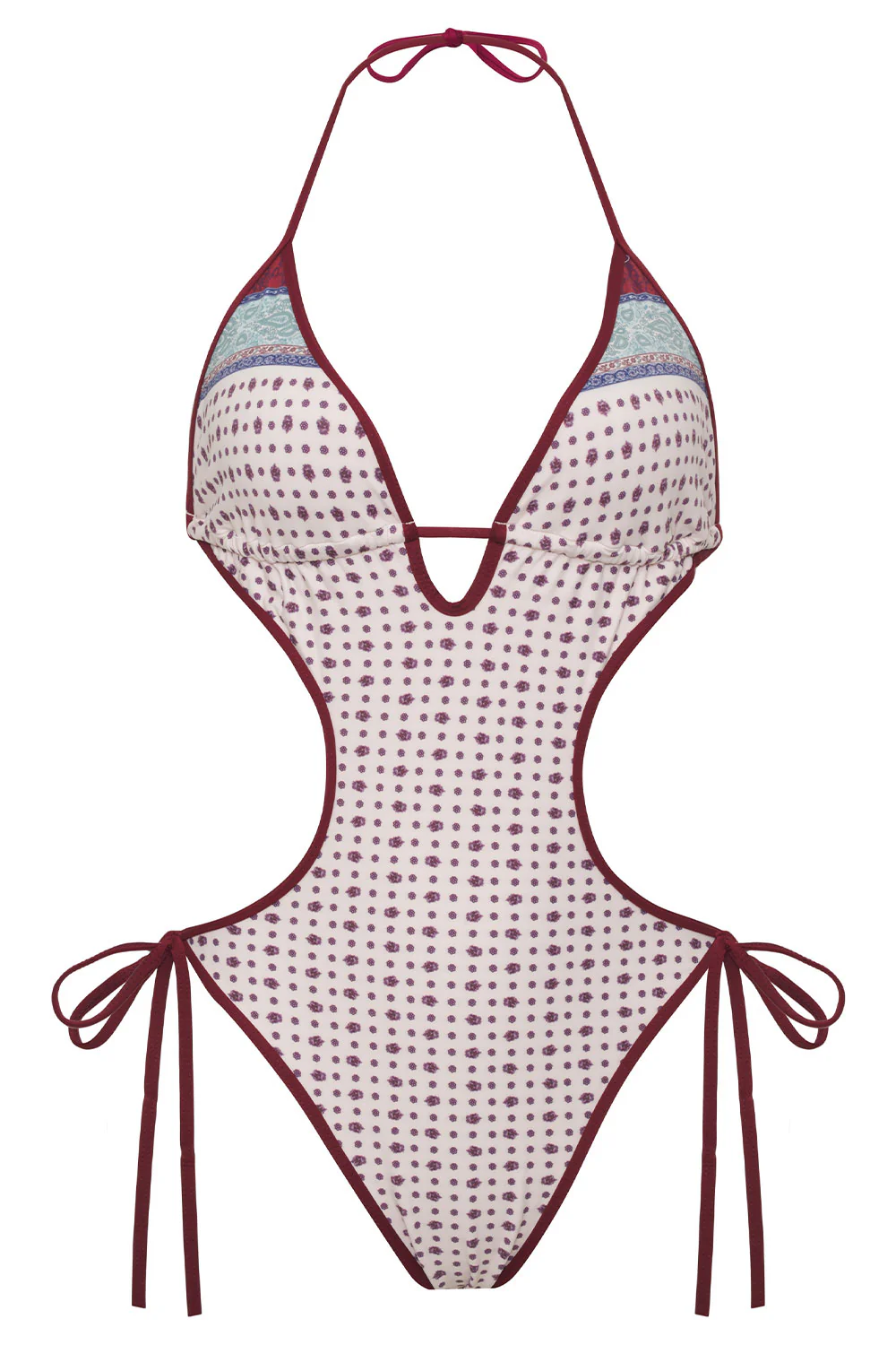 Adriana Monokini One Piece Swimsuit - Sand Paisley - Image 6