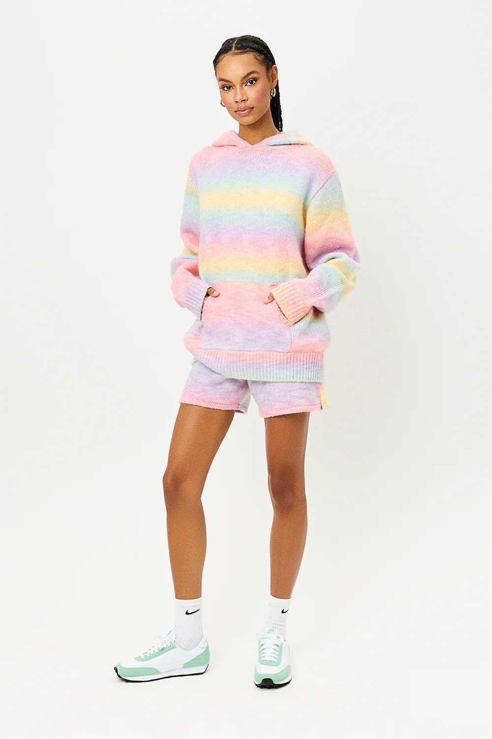 Aiden Knit Sweatshirt - Cotton Candy - Image 4