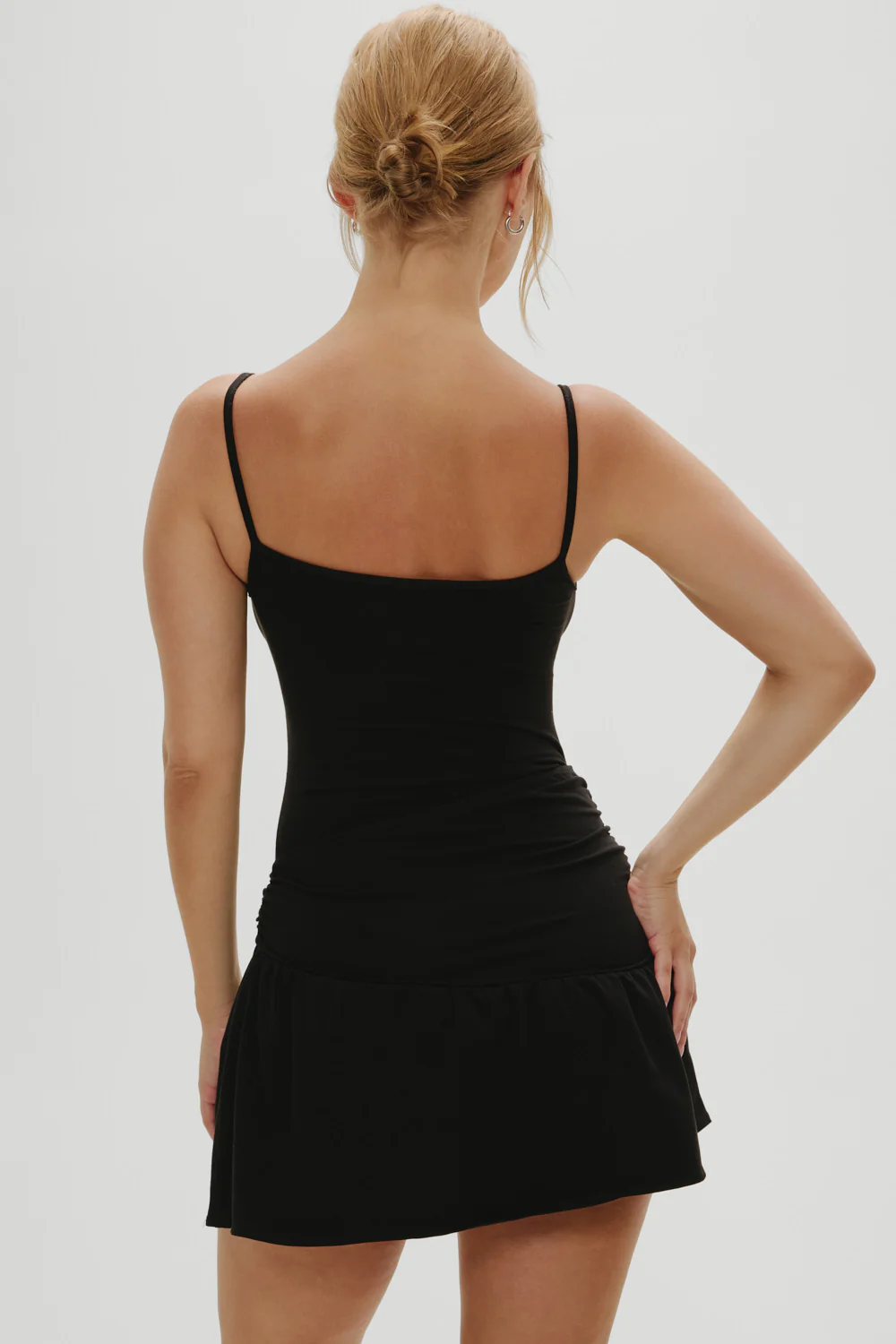 Alia Mini Dress - Black - Image 5