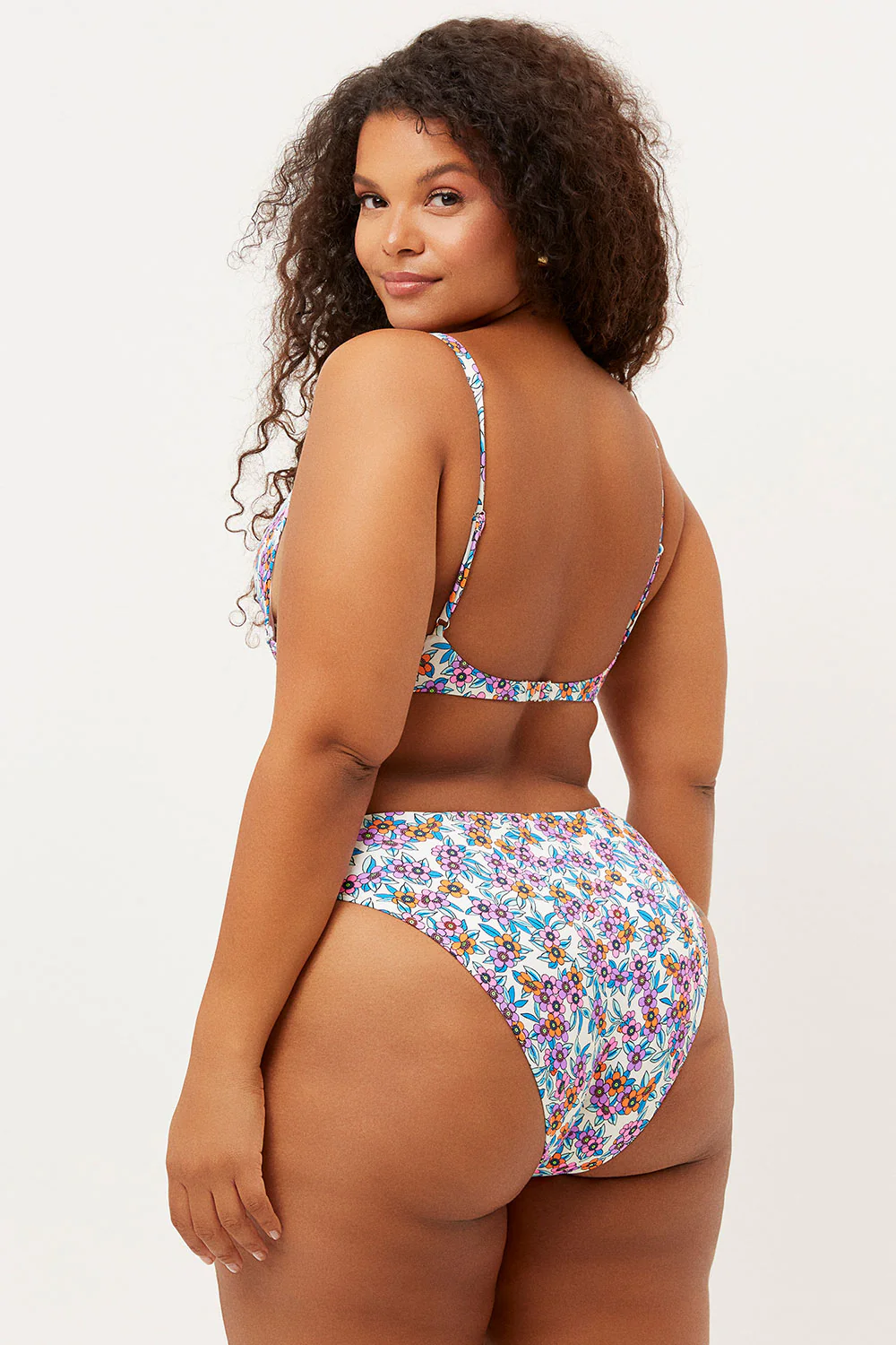 Anna Underwire Floral Bikini Top - Flower Farm - Image 4