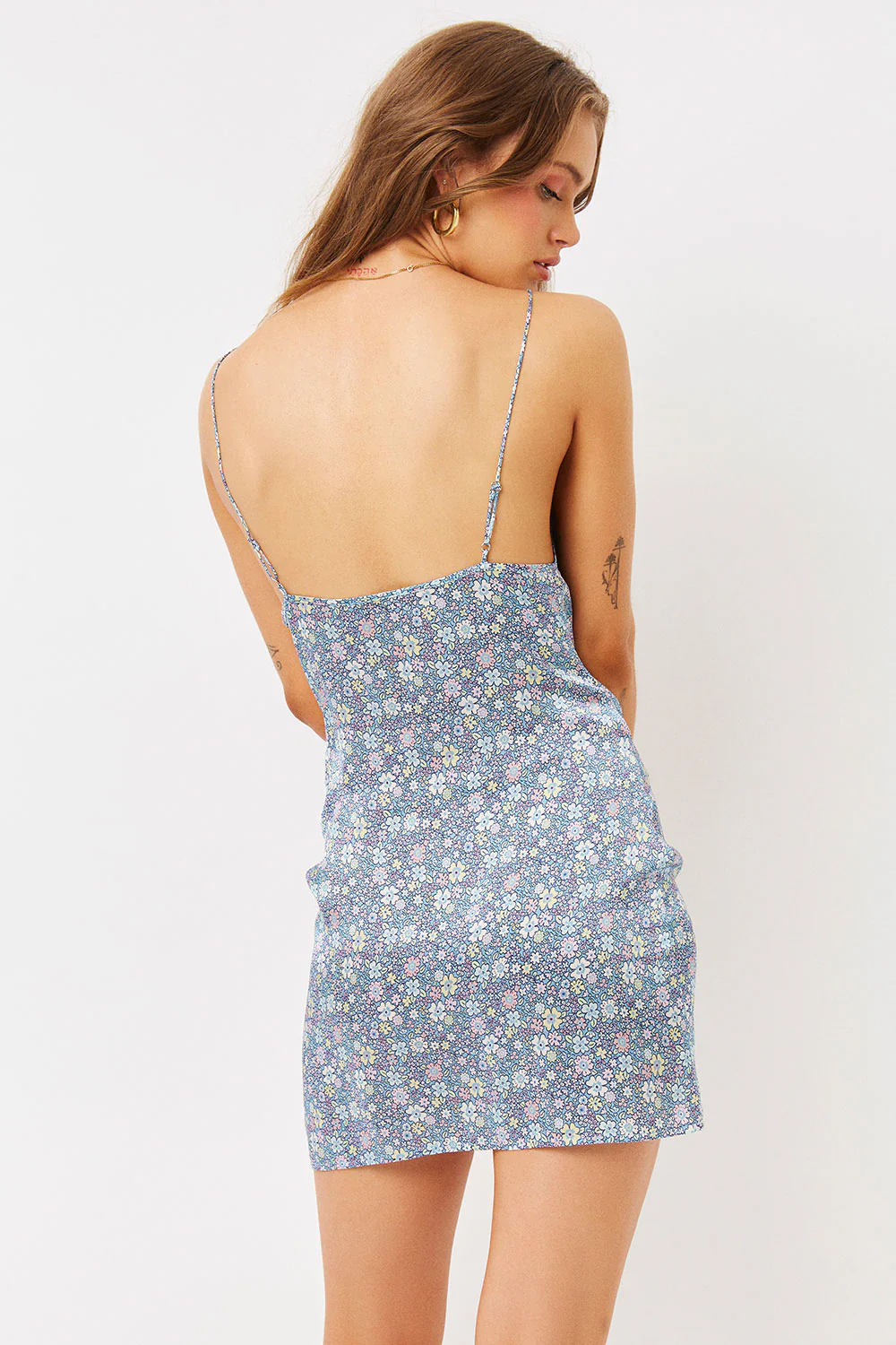 Arielle Silk Dress - Springtime - Image 2
