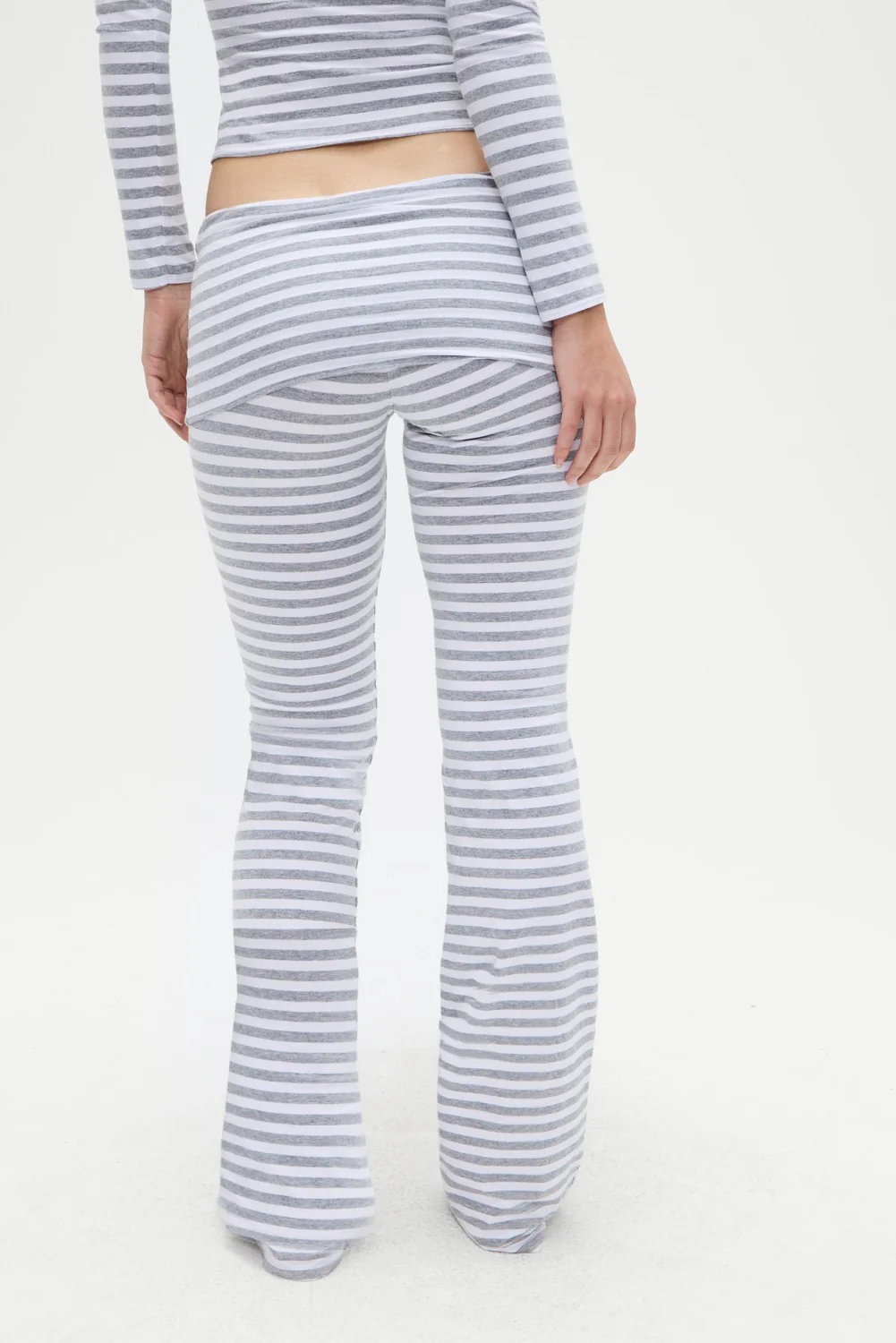 Avenue Cotton Flare Legging - Hazy Stripe - Image 2
