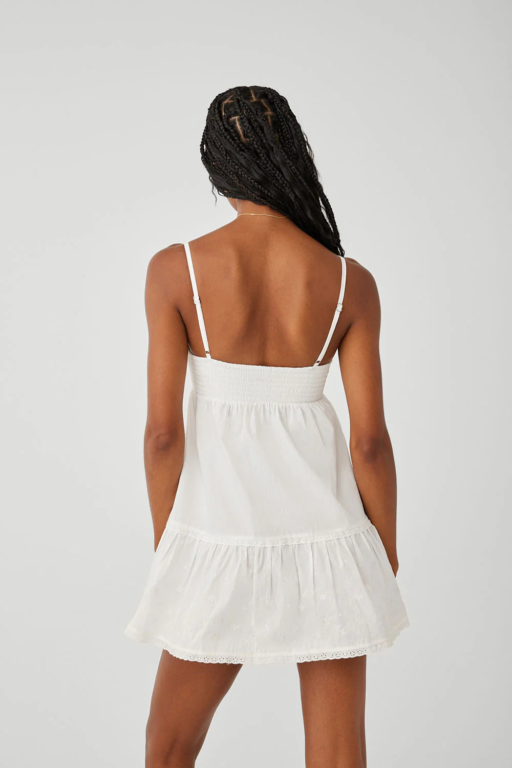 Baby Embroidered Mini Dress - White - Image 2