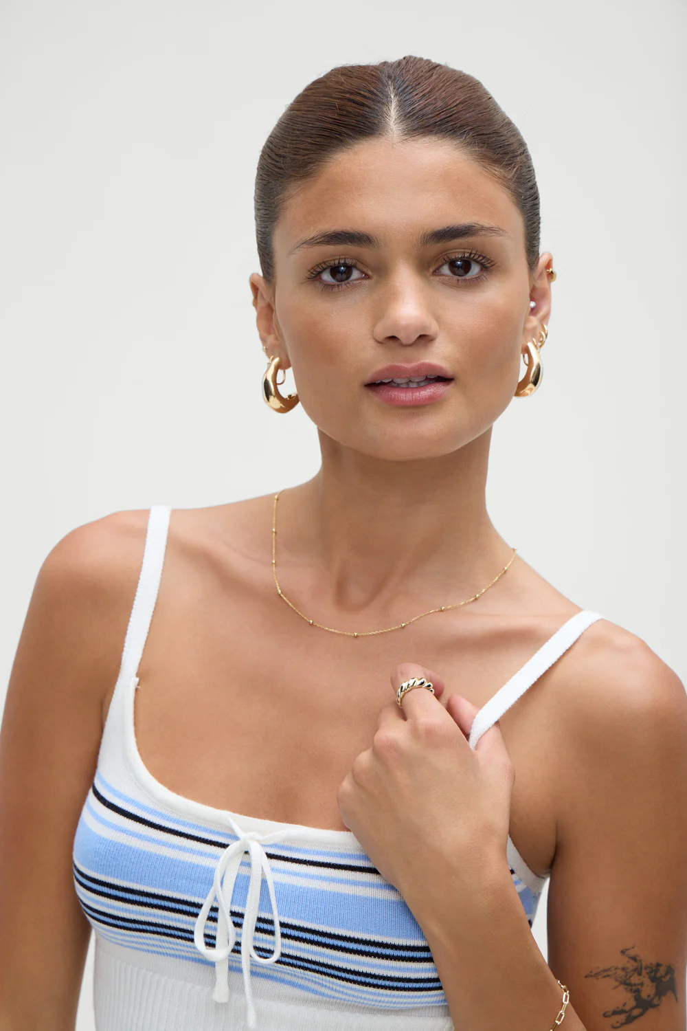 Barrymore Knit Tank Top - Hampton Stripe - Image 6