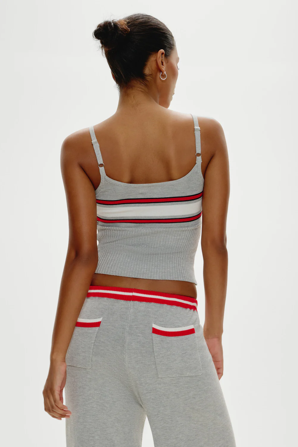 Barrymore Knit Tank Top - Mochi Stripe - Image 4