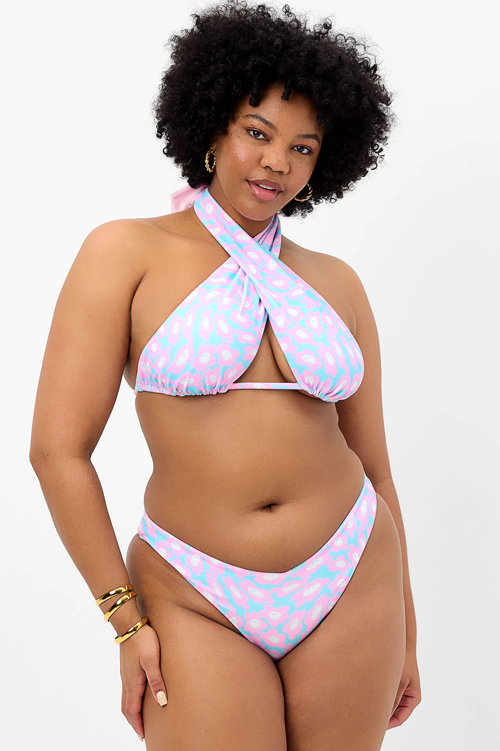 Bash Terry Halter Bikini Top - Daisy Dream - Image 2