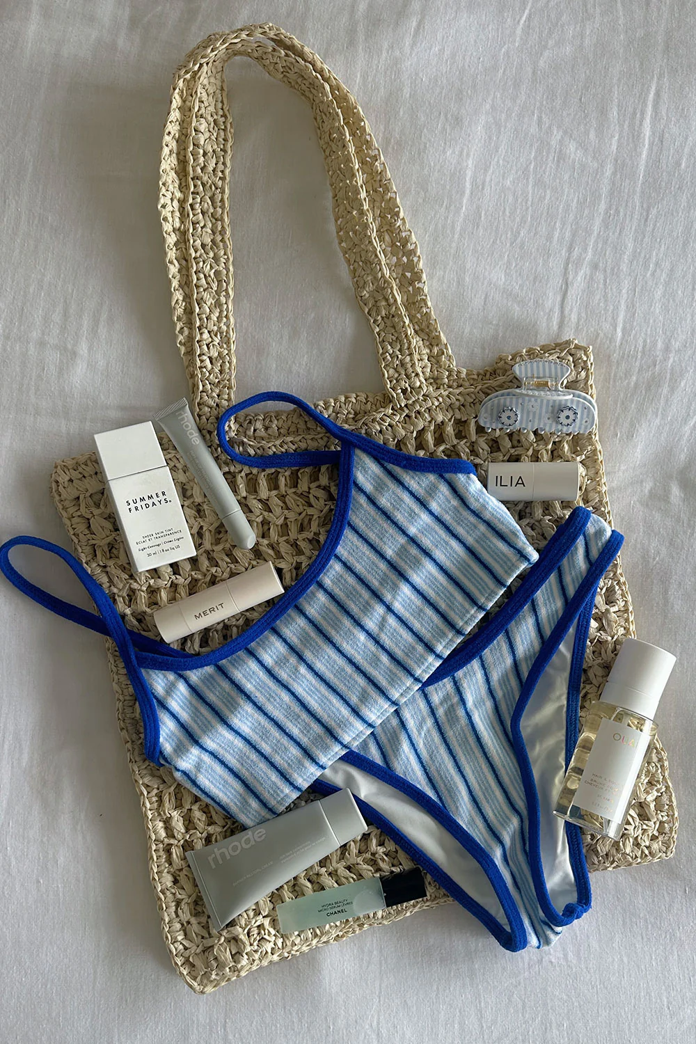 Bay View Bralette Bikini Top - Seaside Stripe - Image 2