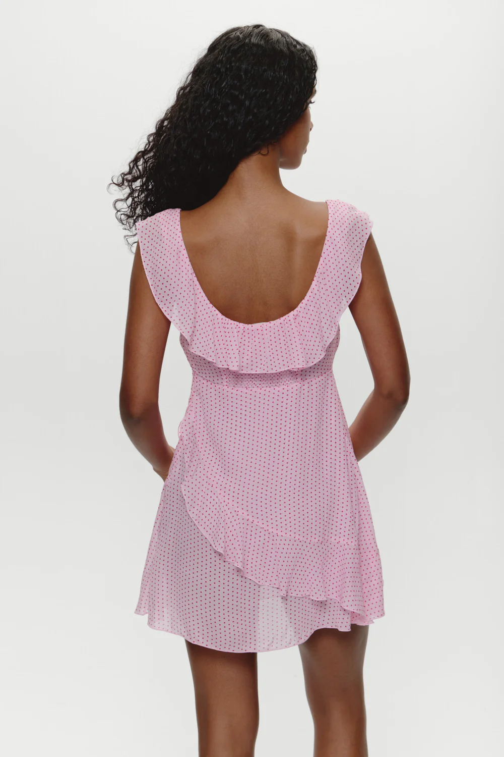 Be Mine Chiffon Mini Dress - Love Drop - Image 4