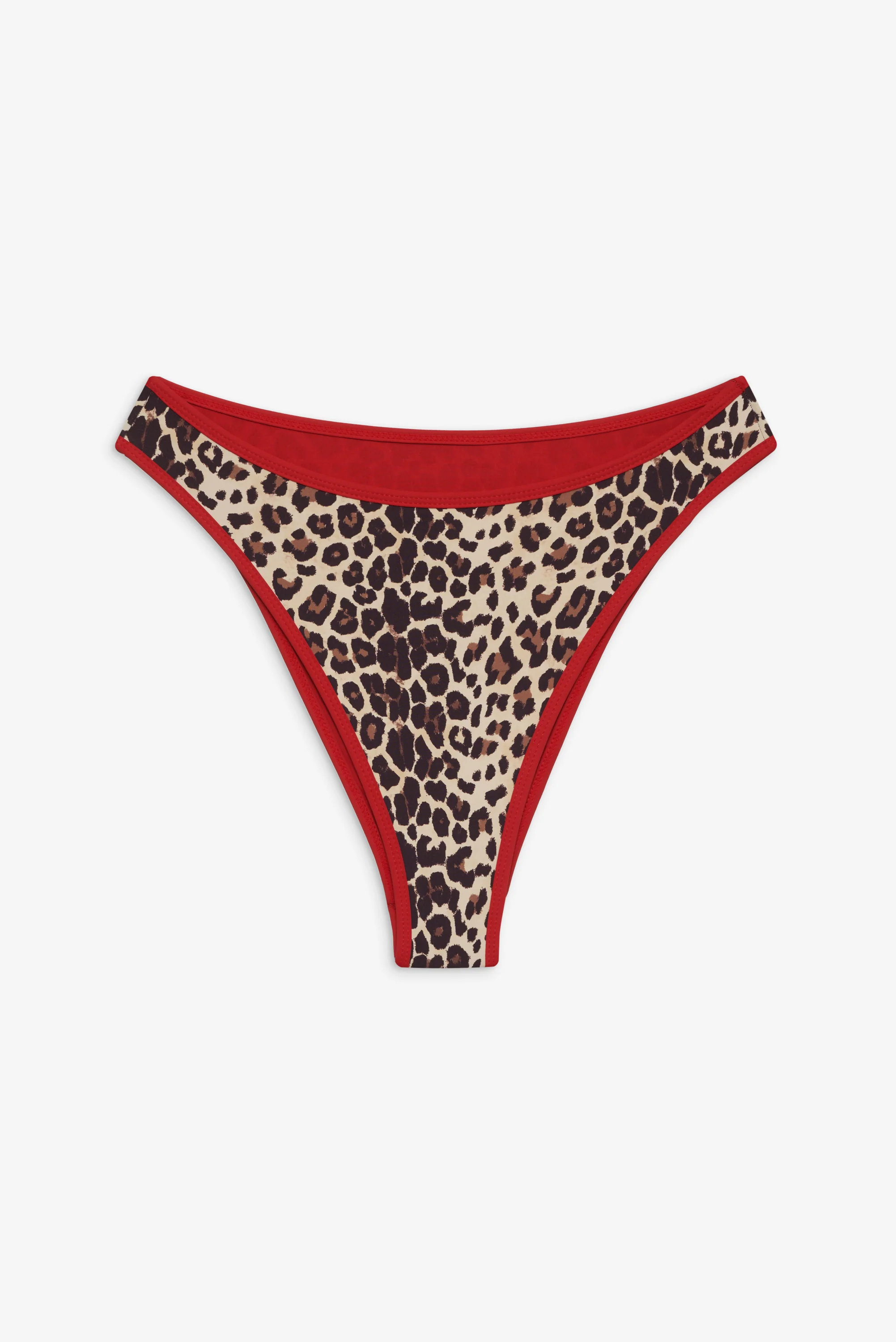 Beck High Waist Bikini Bottom - Cheetah - Image 3