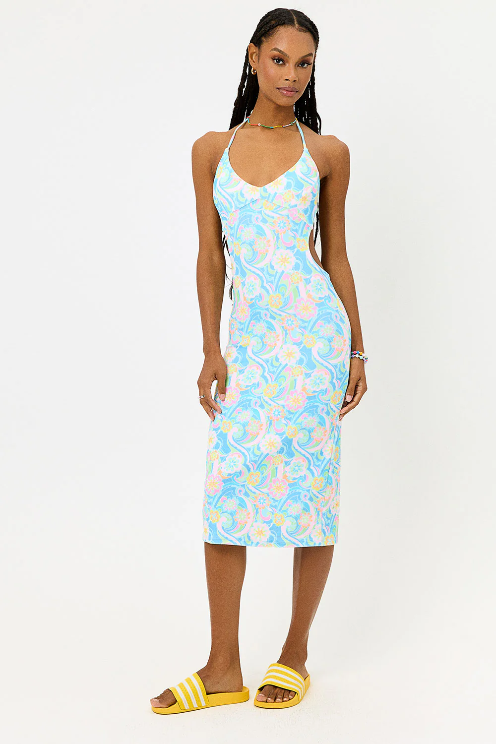 Benatar Terry Halter Dress - Sunshower - Image 5