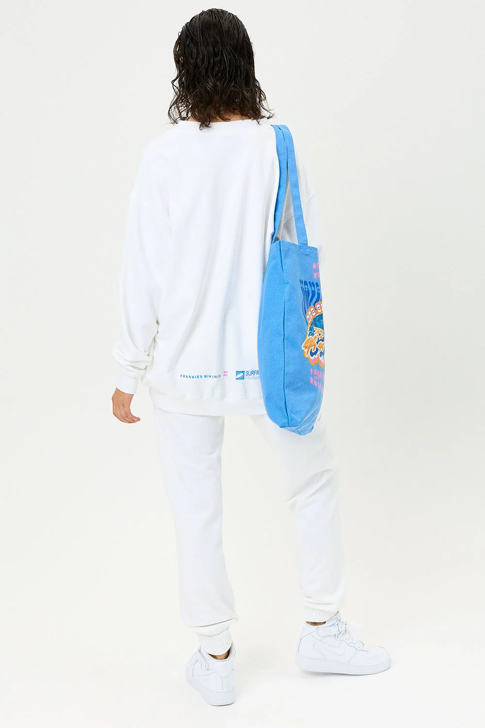 Bennie Crewneck Sweatshirt - White - Image 3