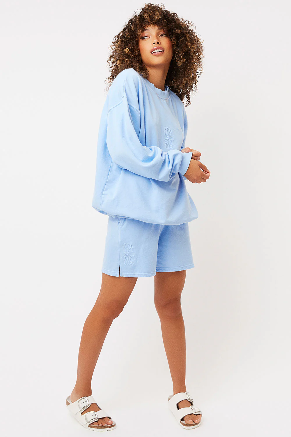 Bennie Oversized Crewneck Sweatshirt - Chambray - Image 5