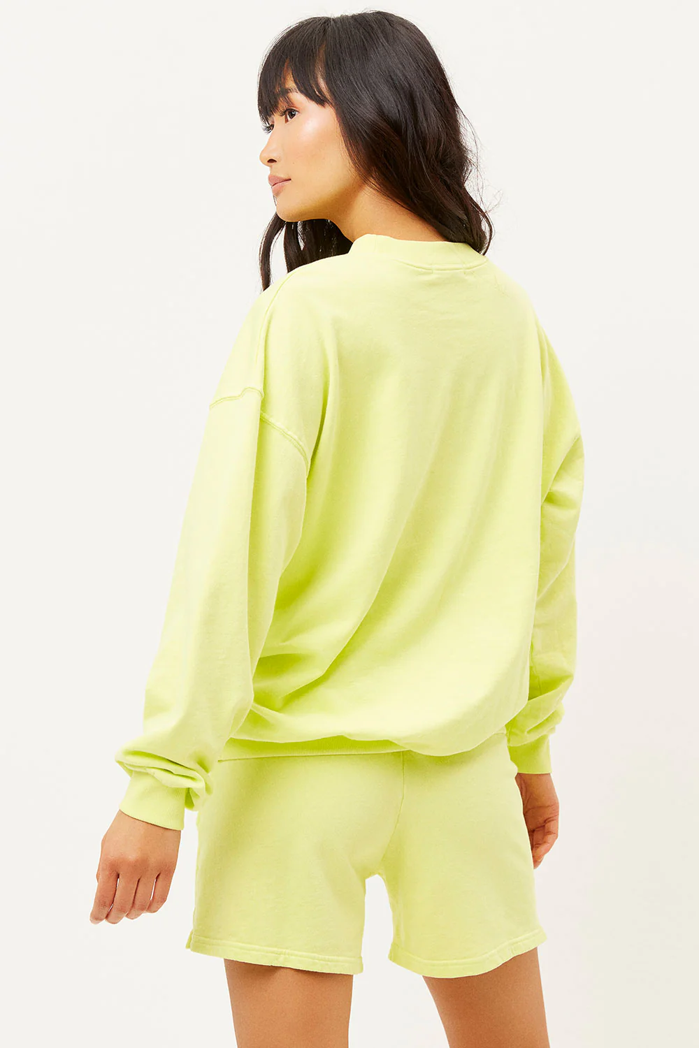Bennie Oversized Crewneck Sweatshirt - Lemonade - Image 2