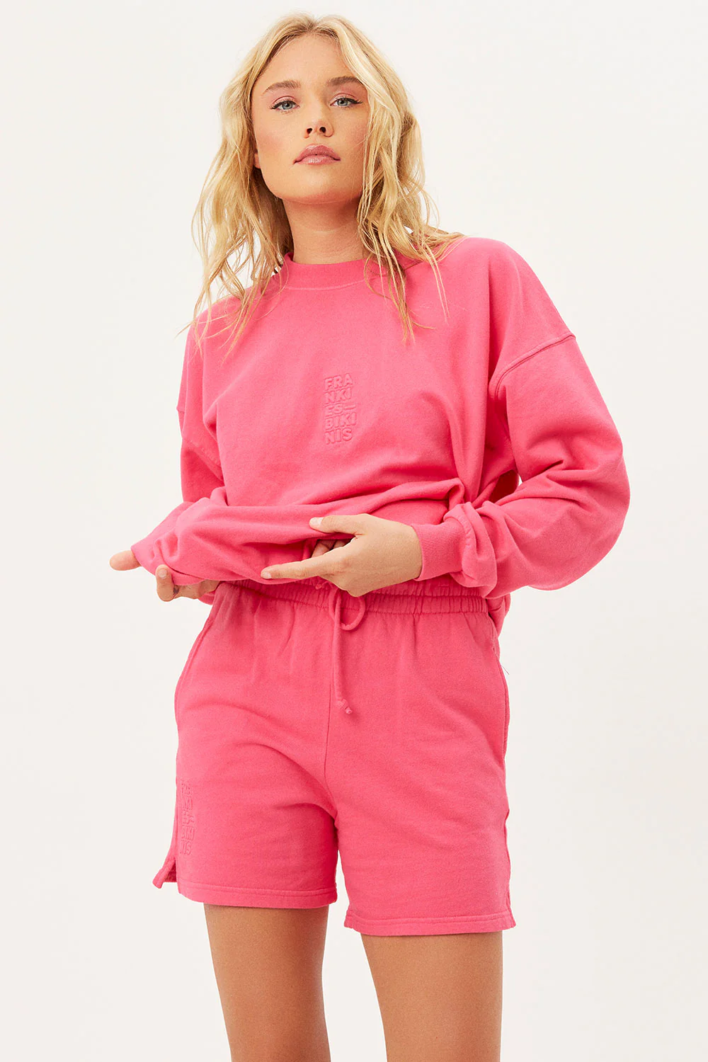 Bennie Oversized Crewneck Sweatshirt - Rosewood - Image 3