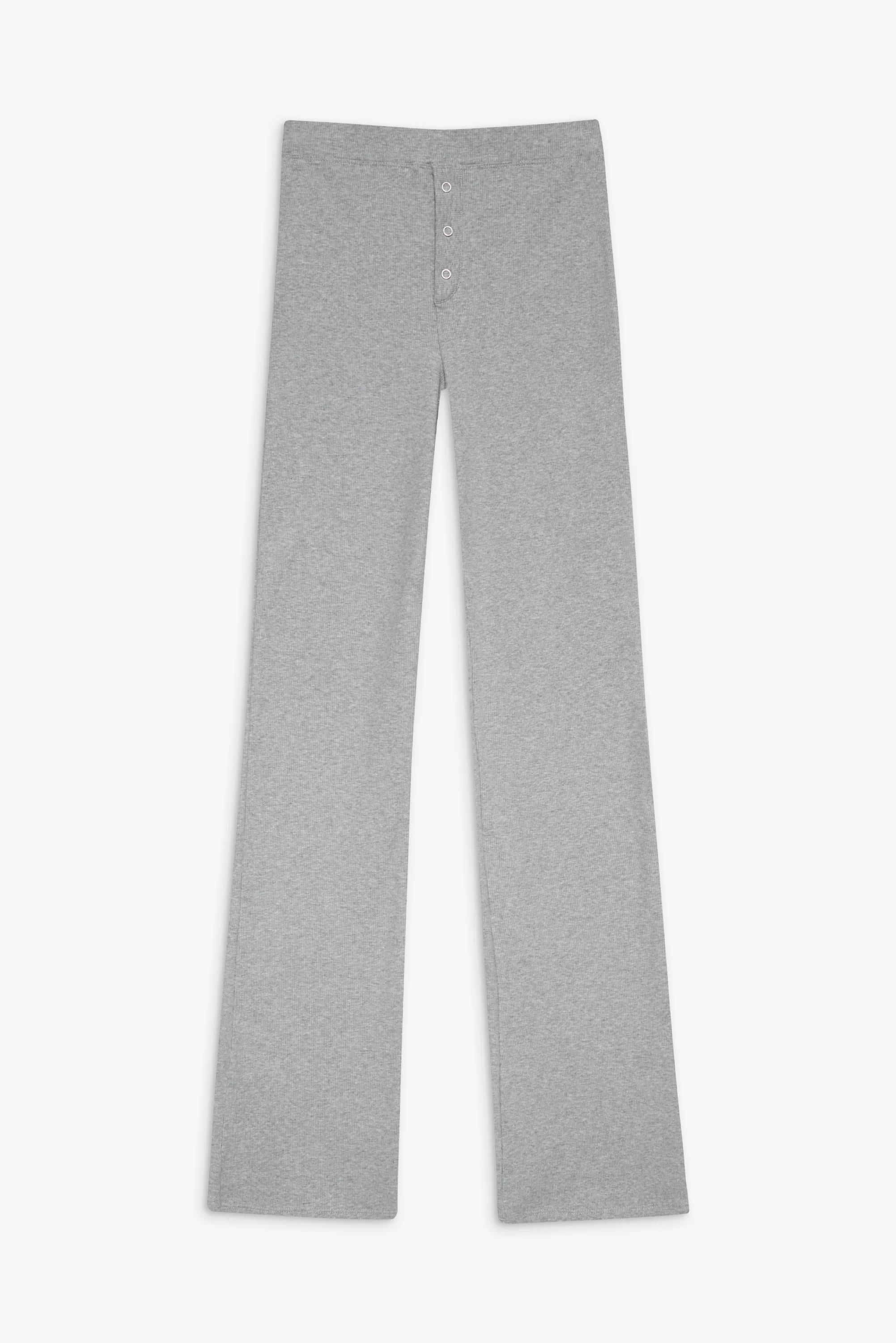 Blair Cotton Pants - Heather Grey - Image 3