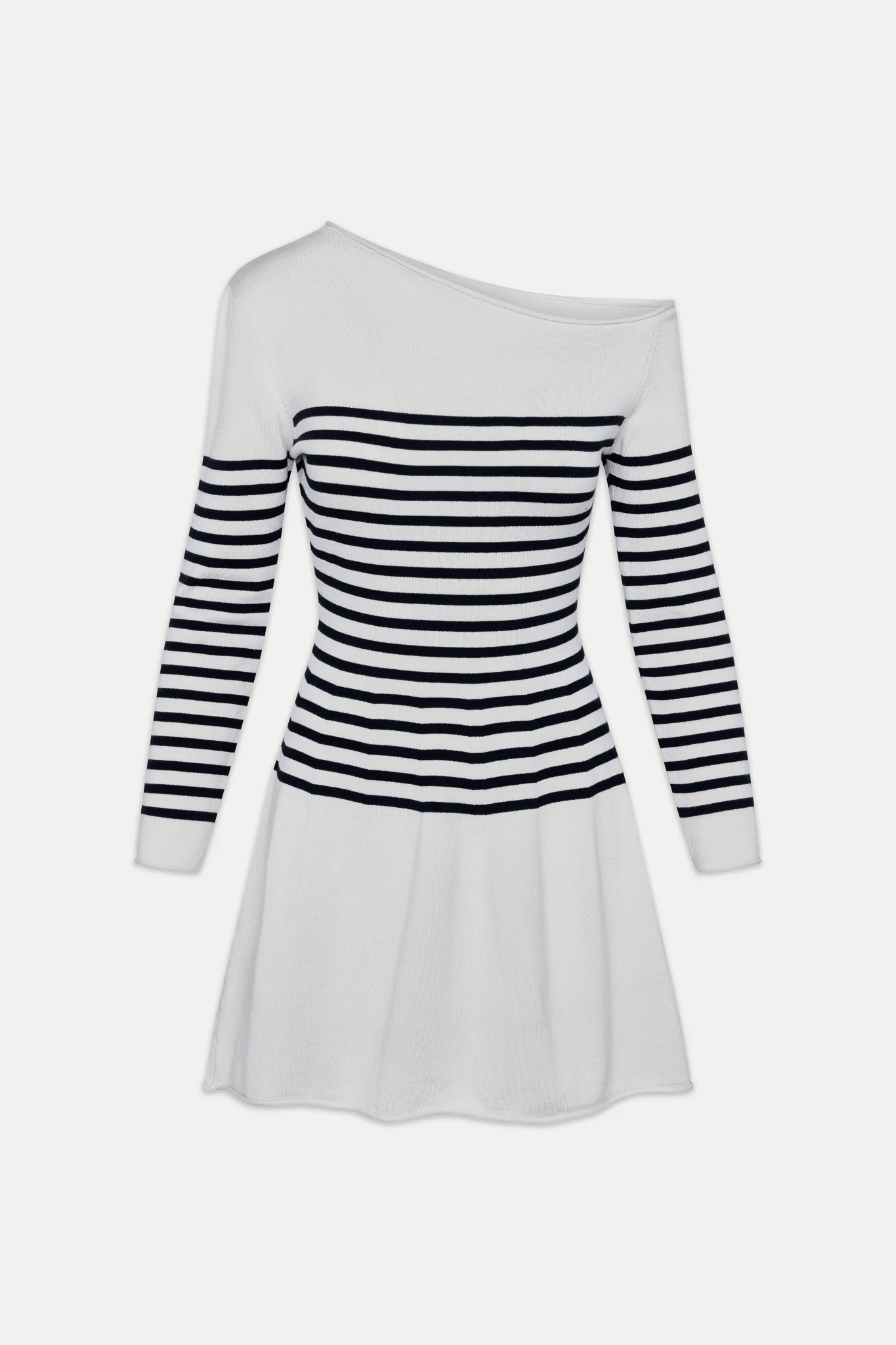 Boardwalk Off Shoulder Mini Dress - Ivory - Image 3