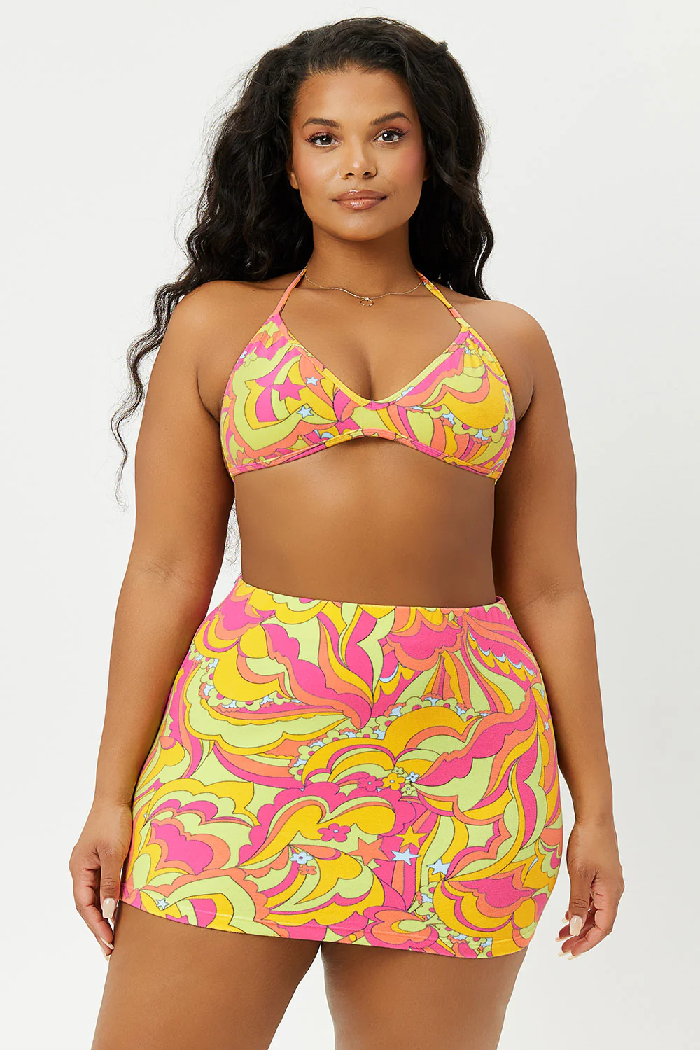 Boardwalk Terry Bra Top - Peace Terry - Image 2