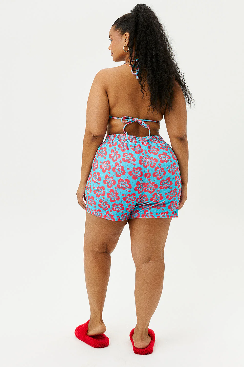 Boardwalk Terry String Bikini Top - Blue Magic - Image 3