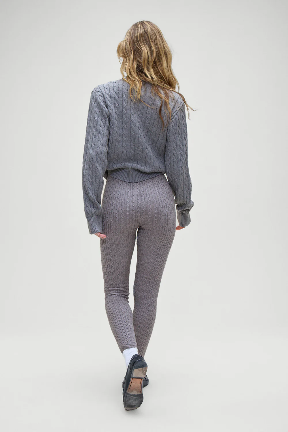 Bodin High Waisted Leggings - Rain Cloud - Image 2