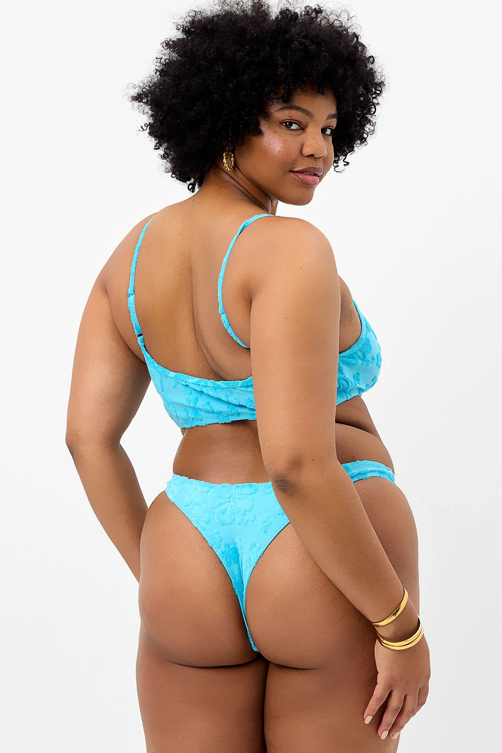 Boots Terry Skimpy Bikini Bottom - Blue Isle - Image 2