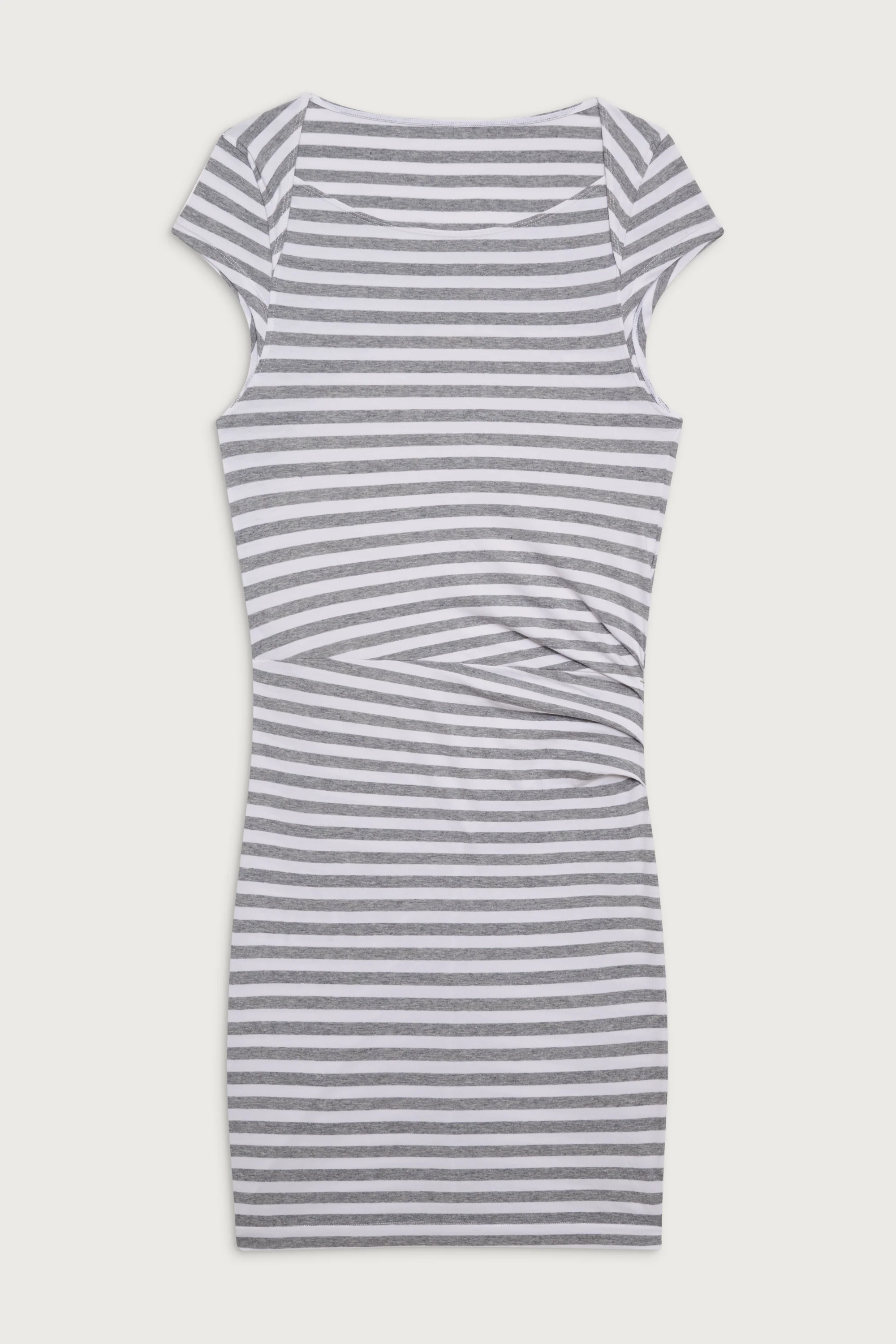 Boulevard Cotton Cutout Mini Dress - Hazy Stripe - Image 3