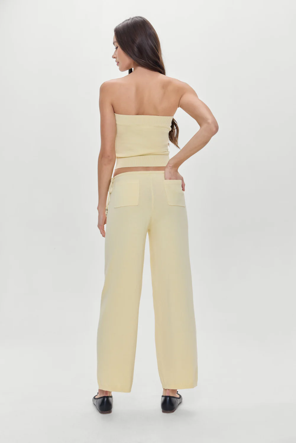 Breeze Low Rise Knit Pants - Buttercup - Image 5