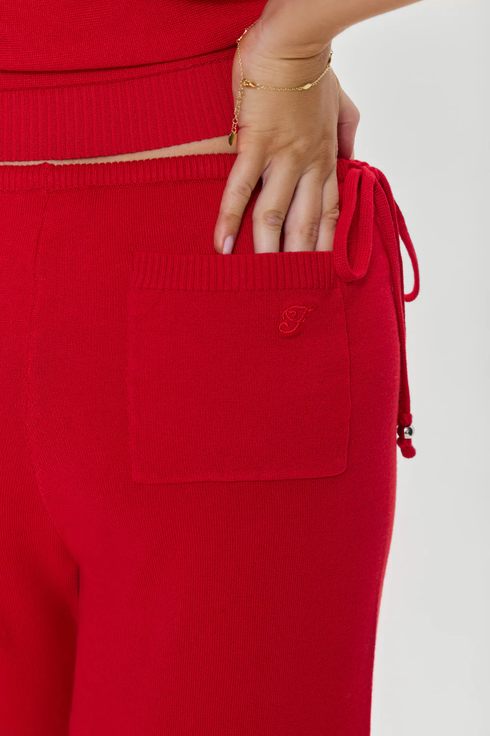 Breeze Low Rise Knit Pants - Heartstrings - Image 2