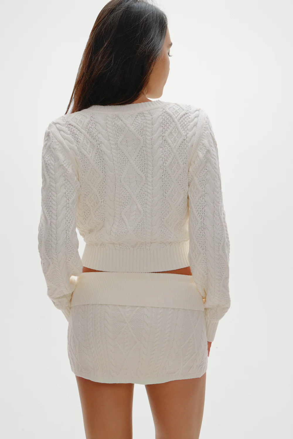 Briar Knit Mini Skort - Honeymoon - Image 8