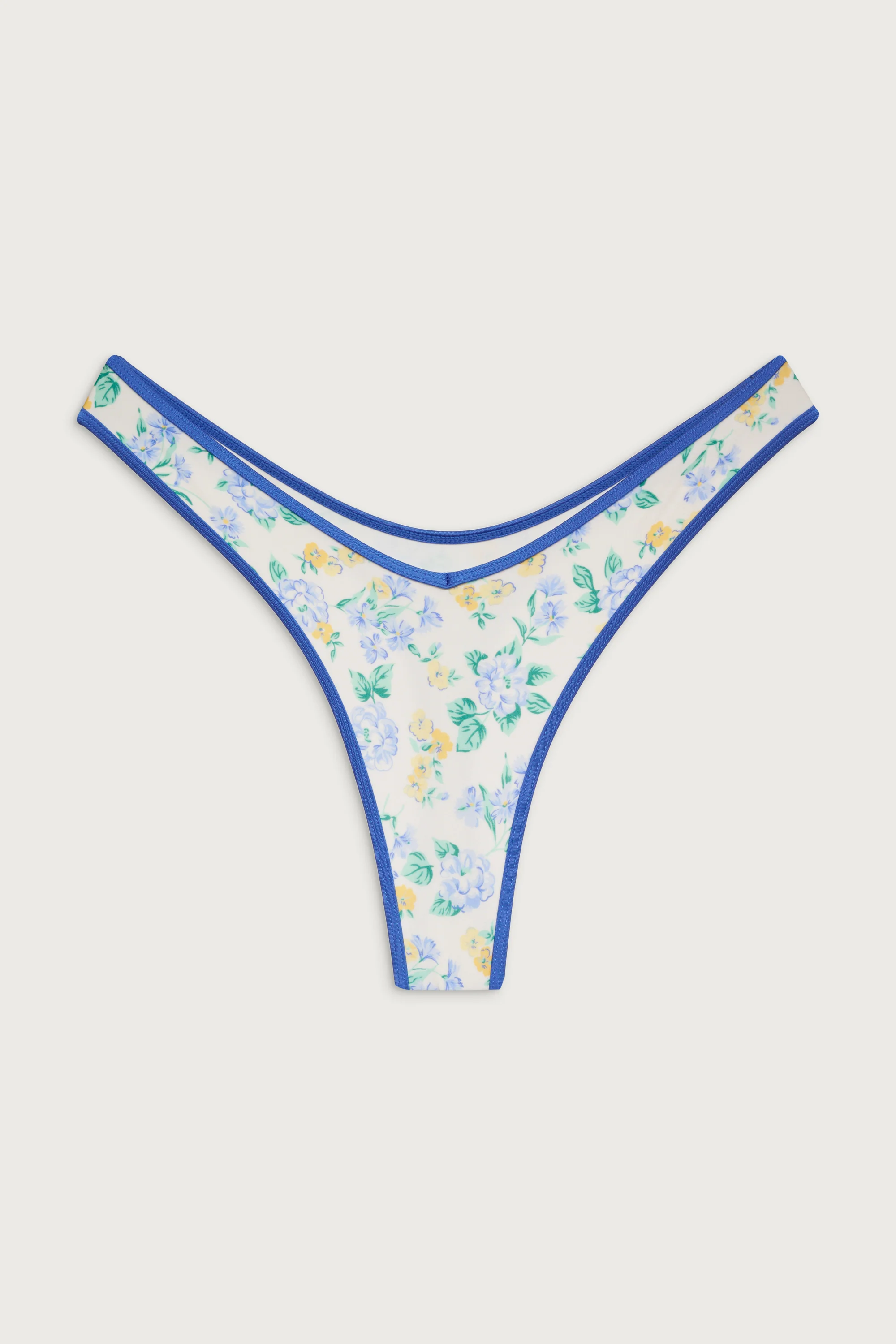 Brittany Shine Micro Bikini Bottom - Coastal Floral - Image 3