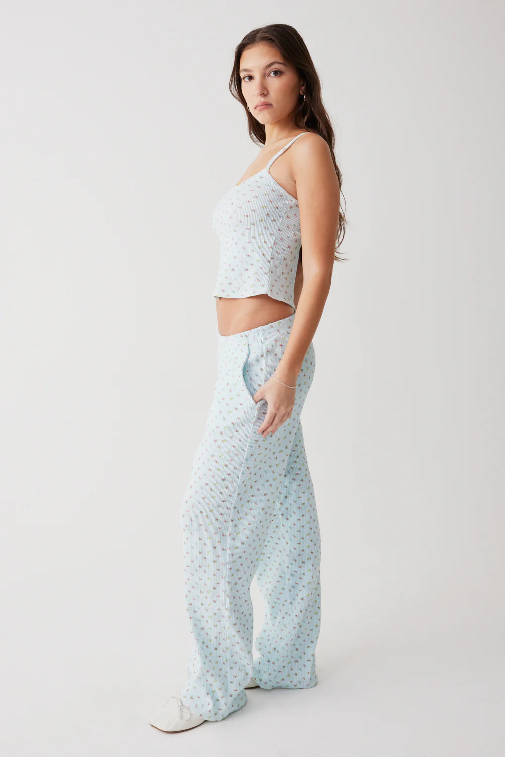 Cabin Waffle Pant - Cozy Stripe - Image 5