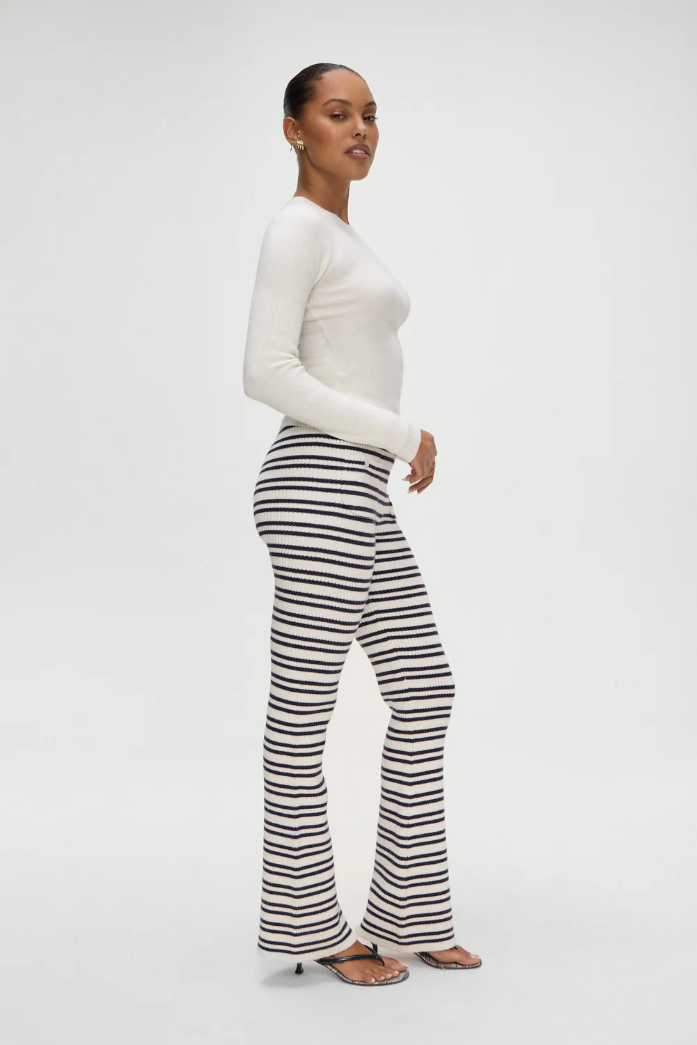 Camden Striped Knit Pants - Starlit Stripe - Image 7