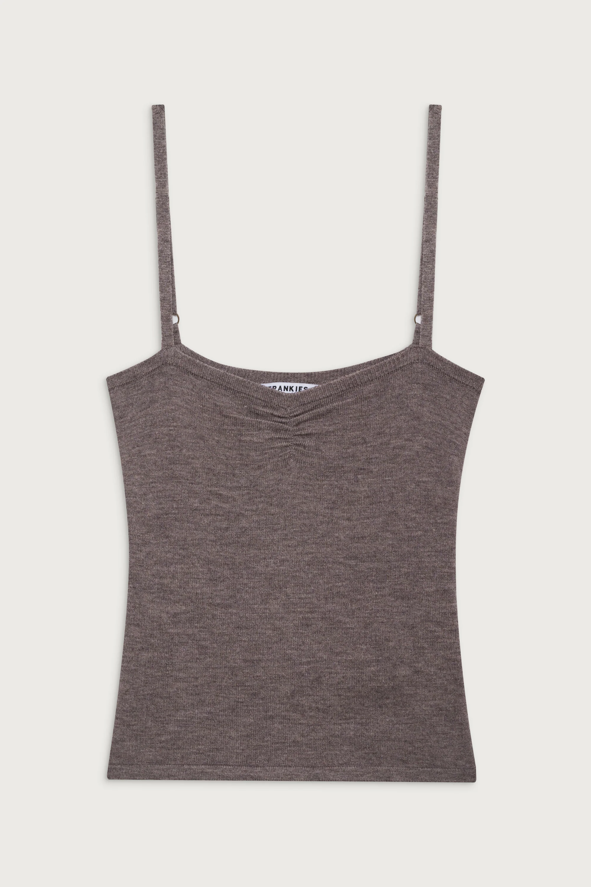 Carmen Lightweight Knit Tank - Dark Pearl - Image 3