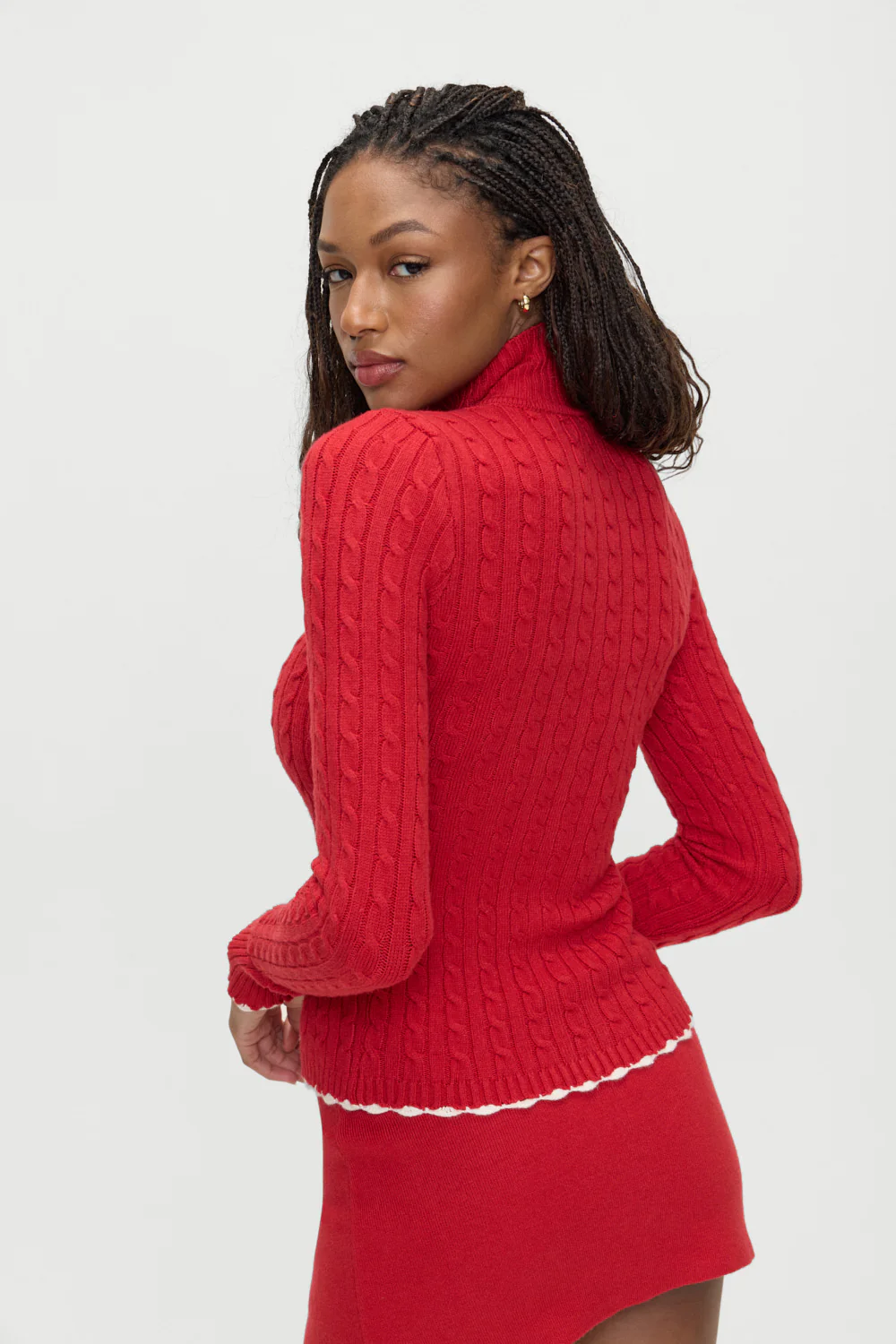 Carter Cable Knit Sweater - Heartstrings - Image 5