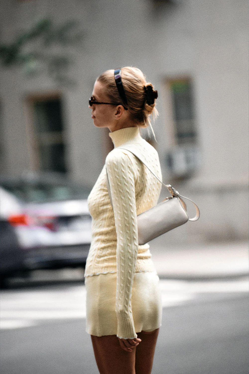 Carter Cable Knit Sweater - Vanilla Sugar - Image 6