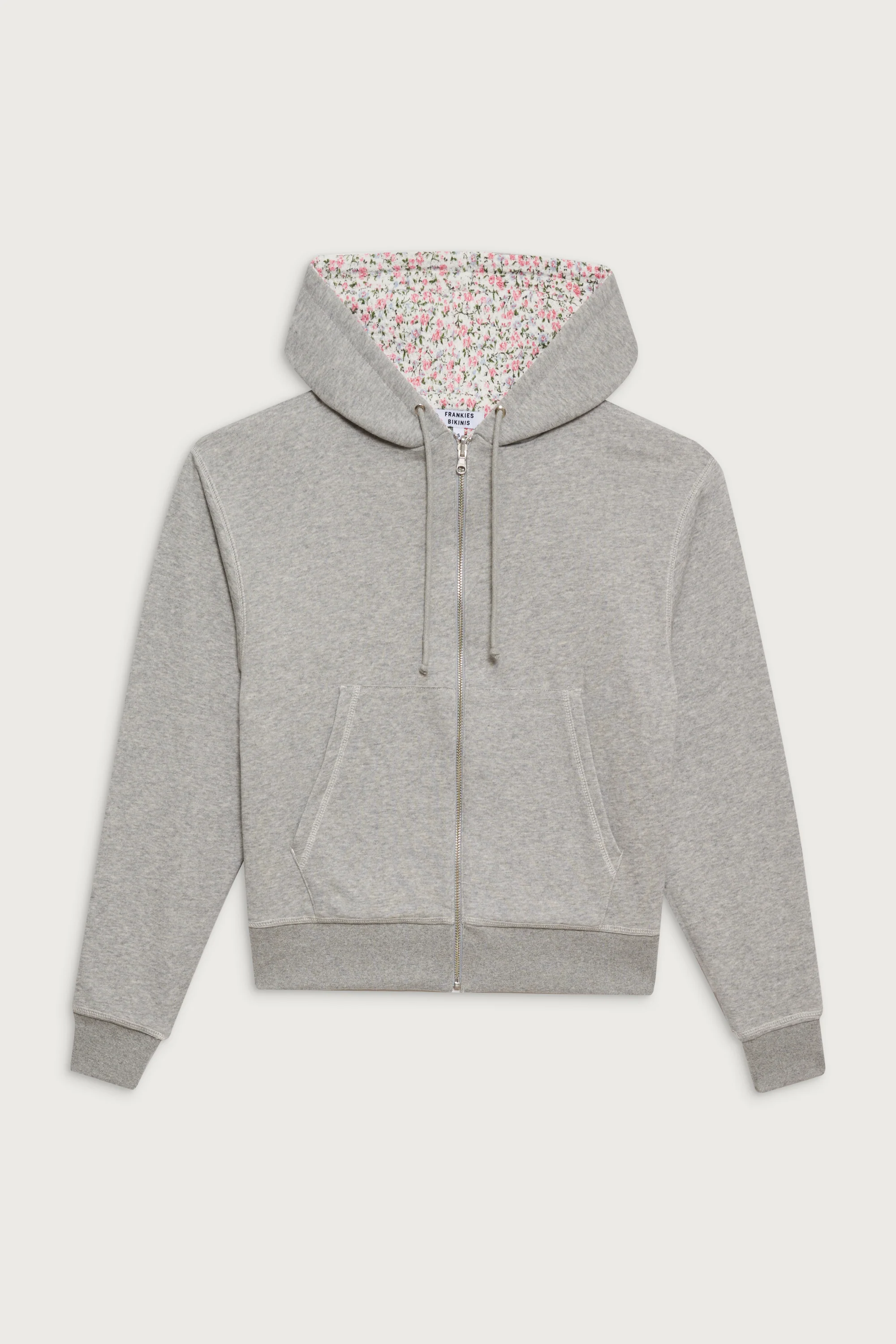 Casper Zip Up Hoodie - Heather Grey / Baby Blanket - Image 3