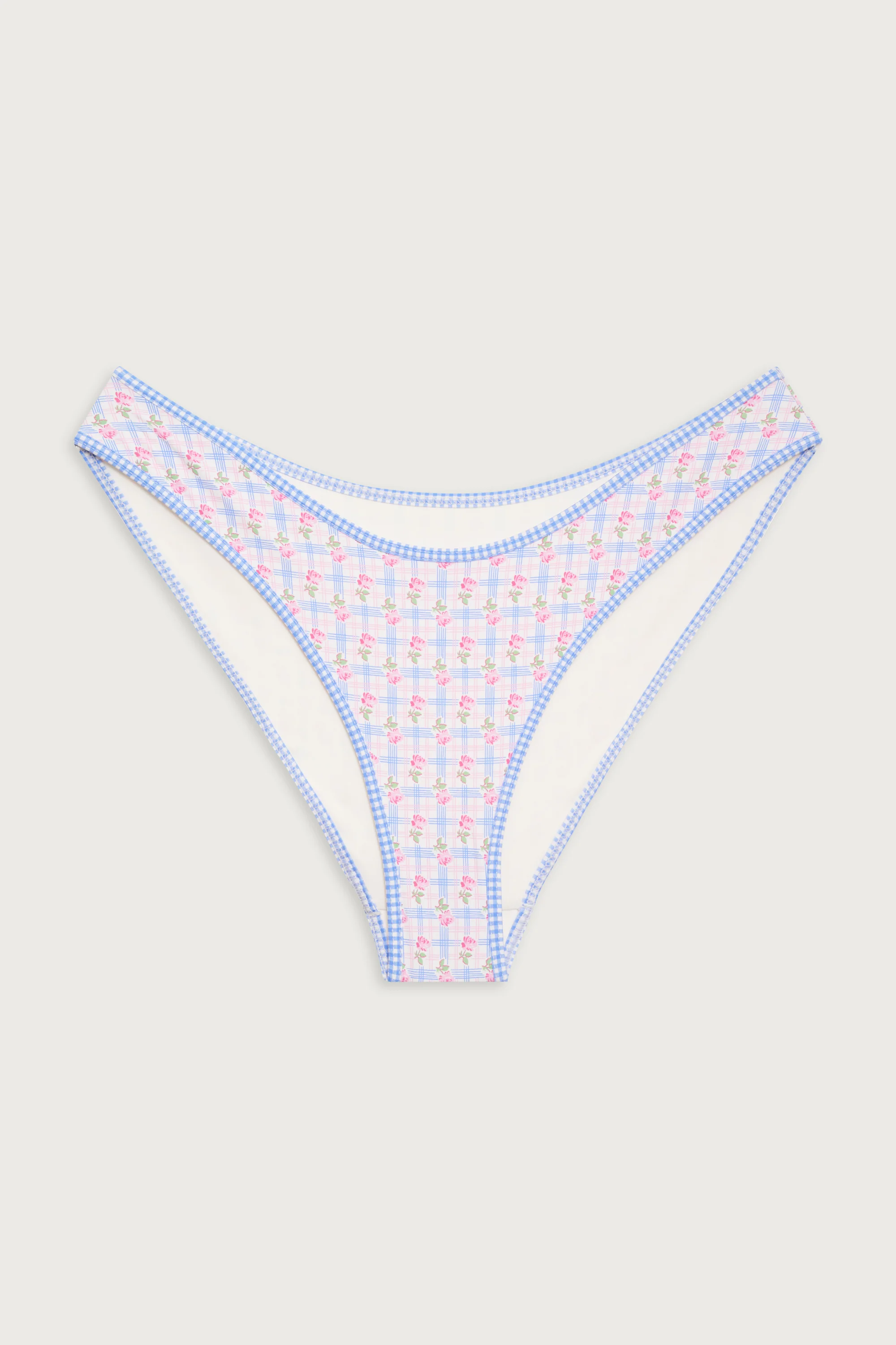 Catalina Full Coverage Bikini Bottom - Rose Picnic - Image 3