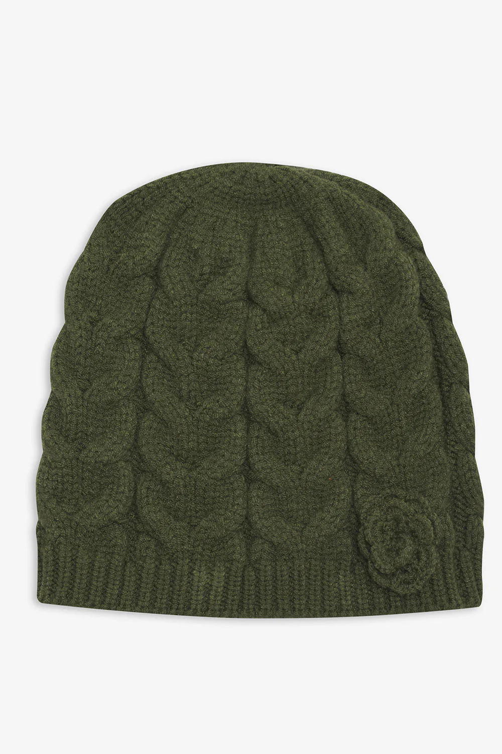 Cece Cable Cloud Knit Beanie - Jade Green - Image 2