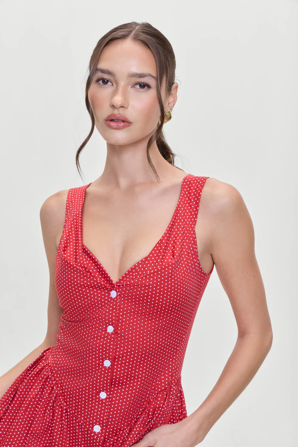 Charlotte Corset Mini Dress - Ladybug - Image 5