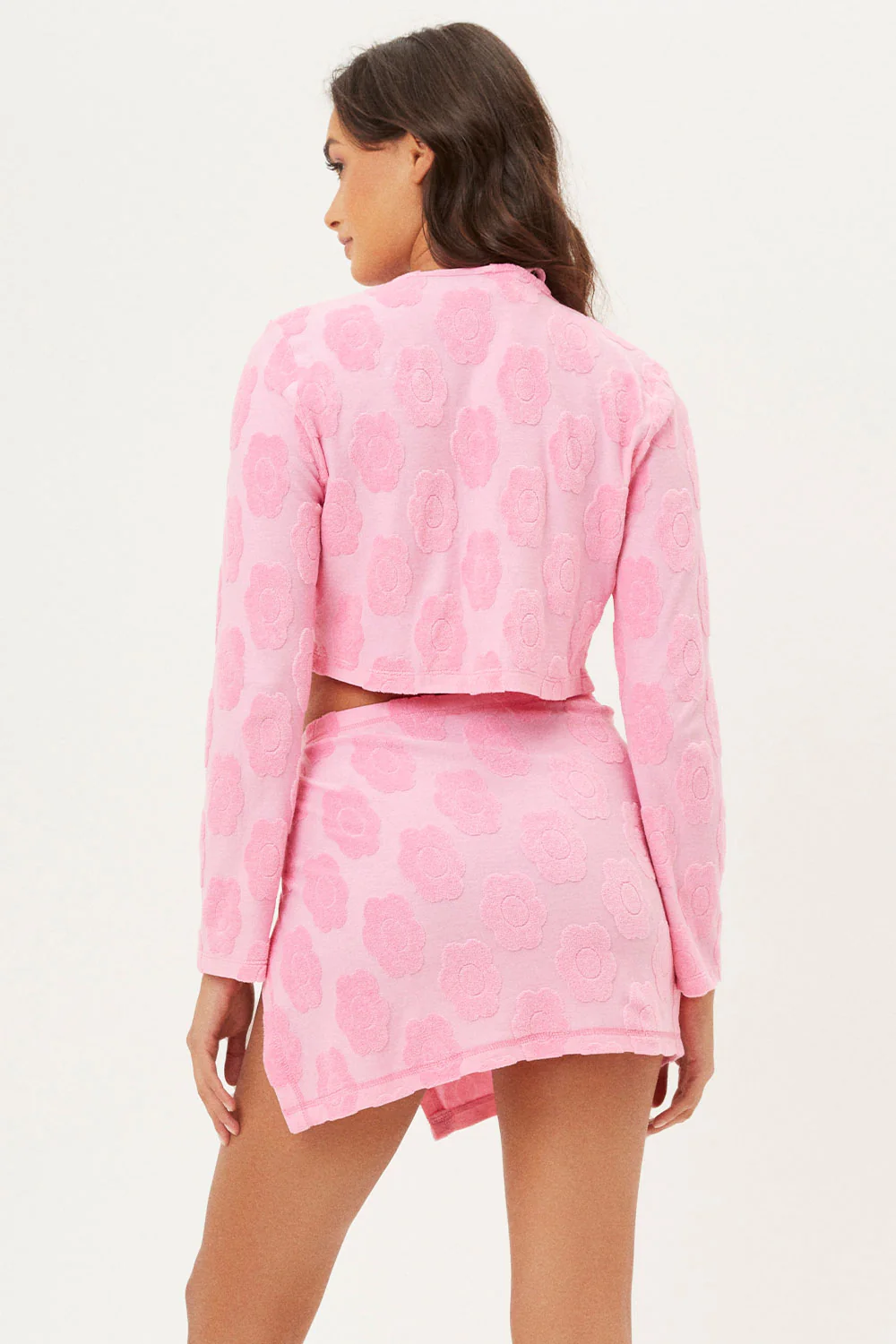 Cheri Floral Terry Cardigan Sweater - Flowerchild - Image 4