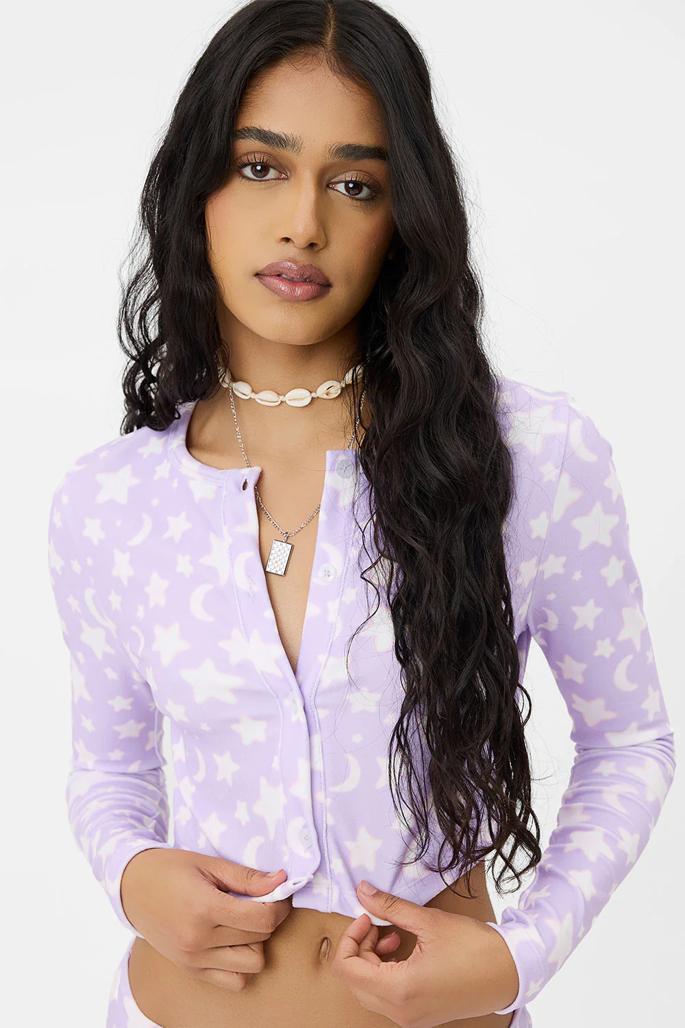 Cheri Terry Cardigan Sweater - Luna - Image 2