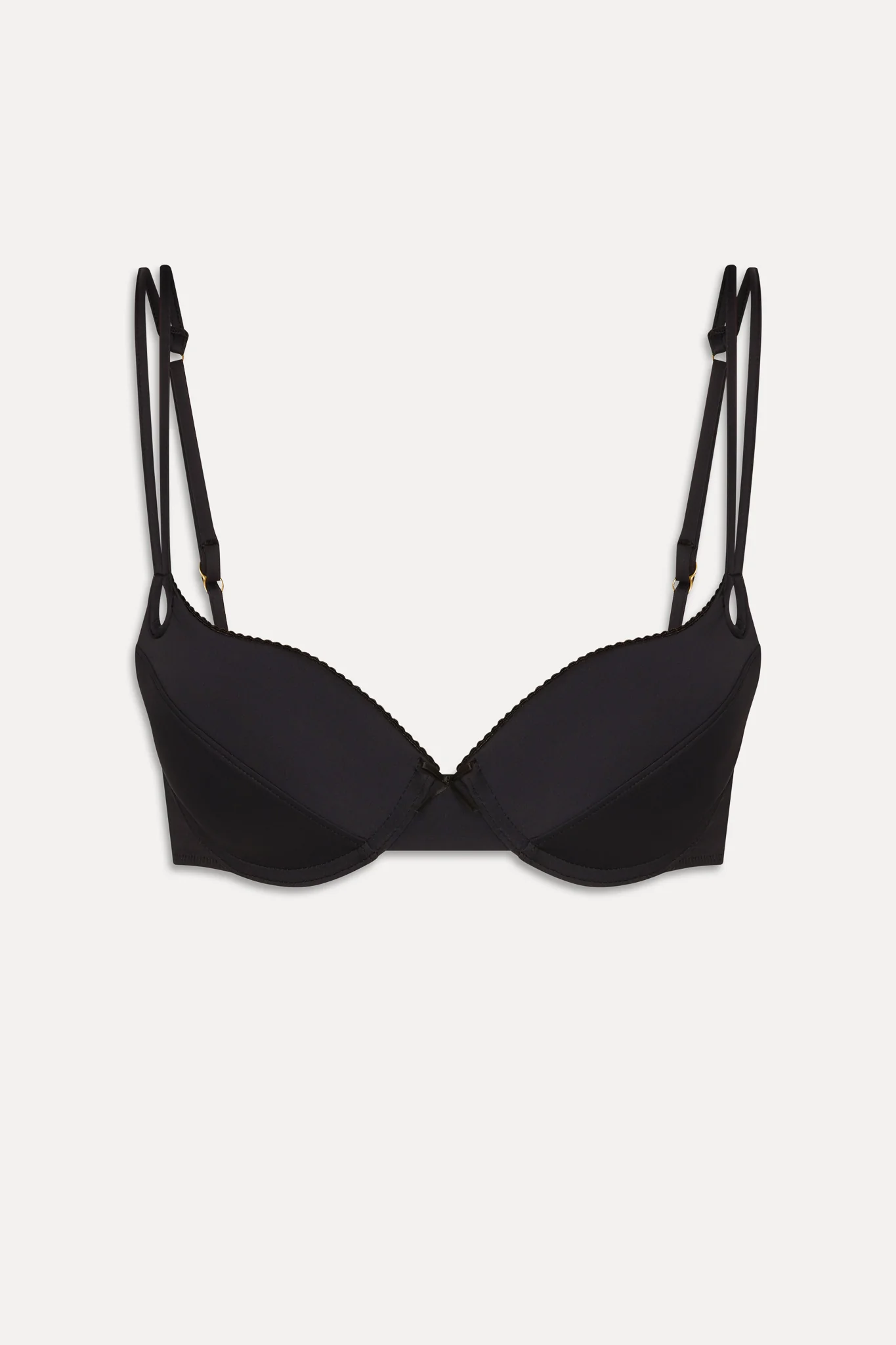 Cherish Push Up Bikini Top - Black - Image 3