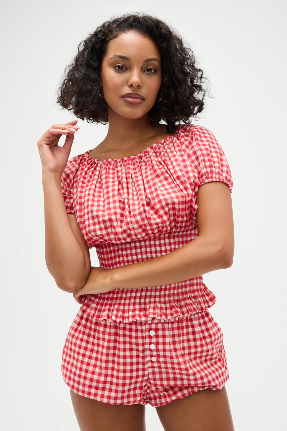 Cider Gingham Blouse  - Cherry Gingham - Image 5