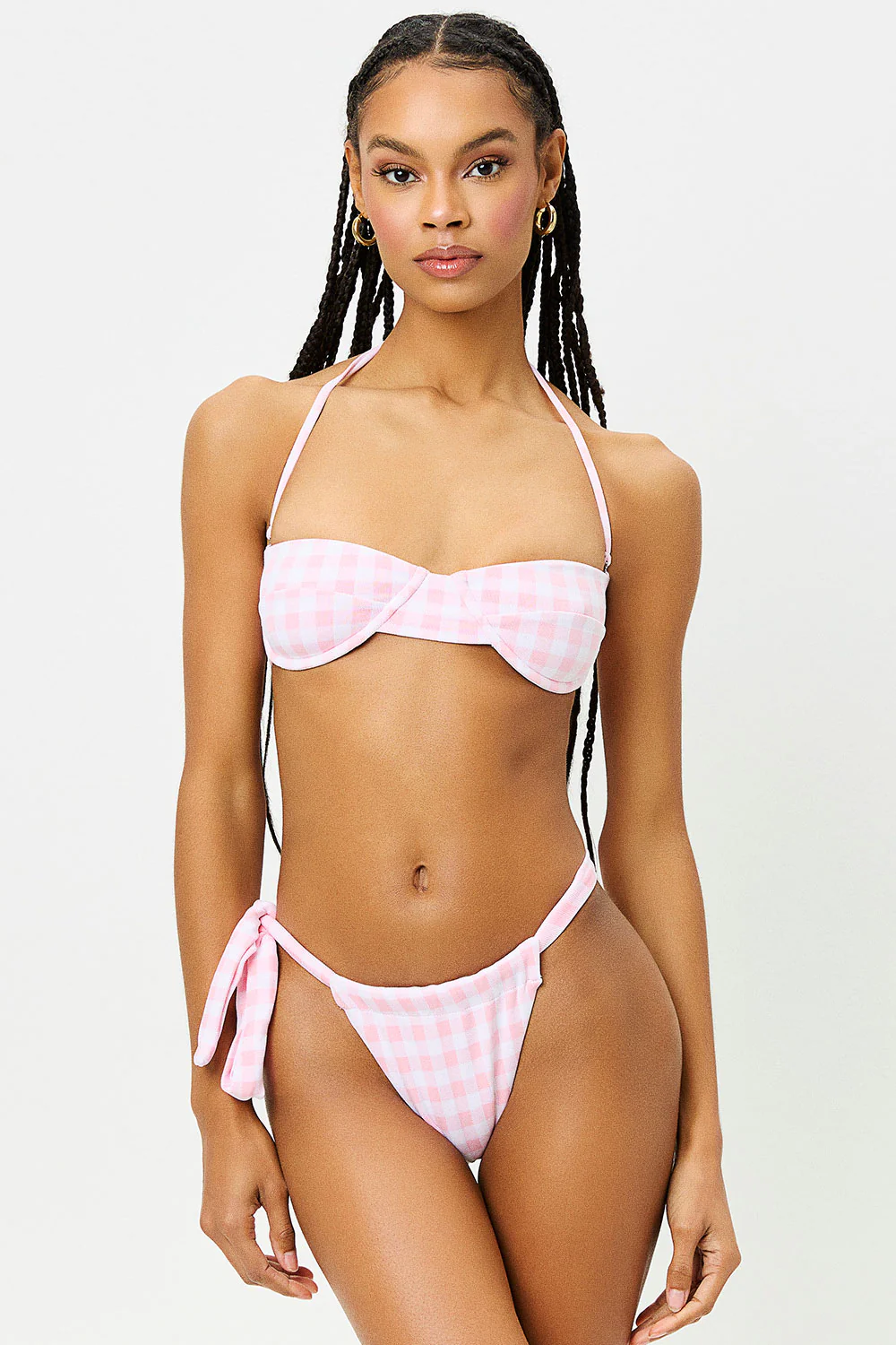 Cielo Cheeky Bikini Bottom - Pink Picnic - Image 3
