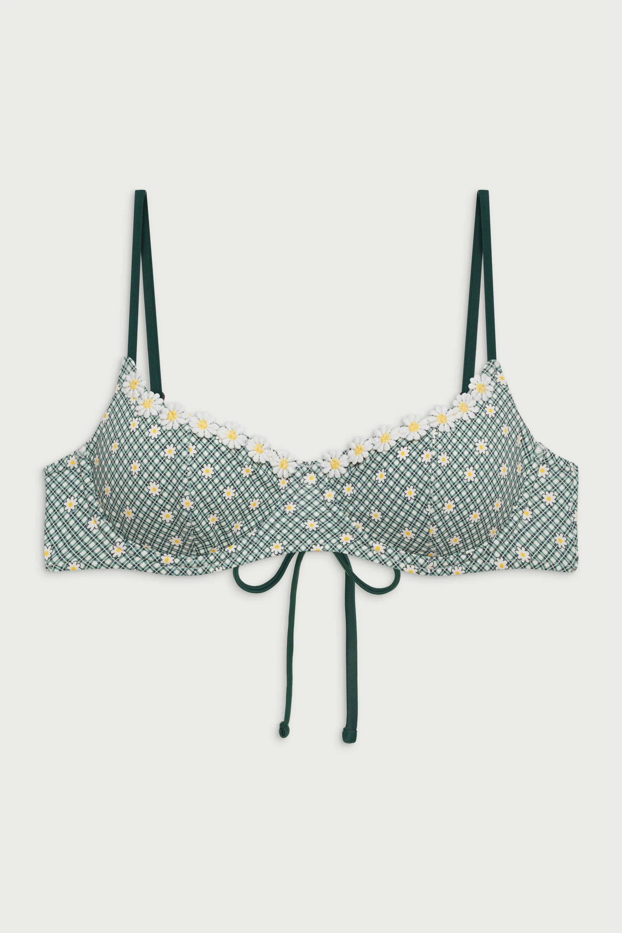 Cola Underwire Gingham Bikini Top - Orchard Picnic - Image 3