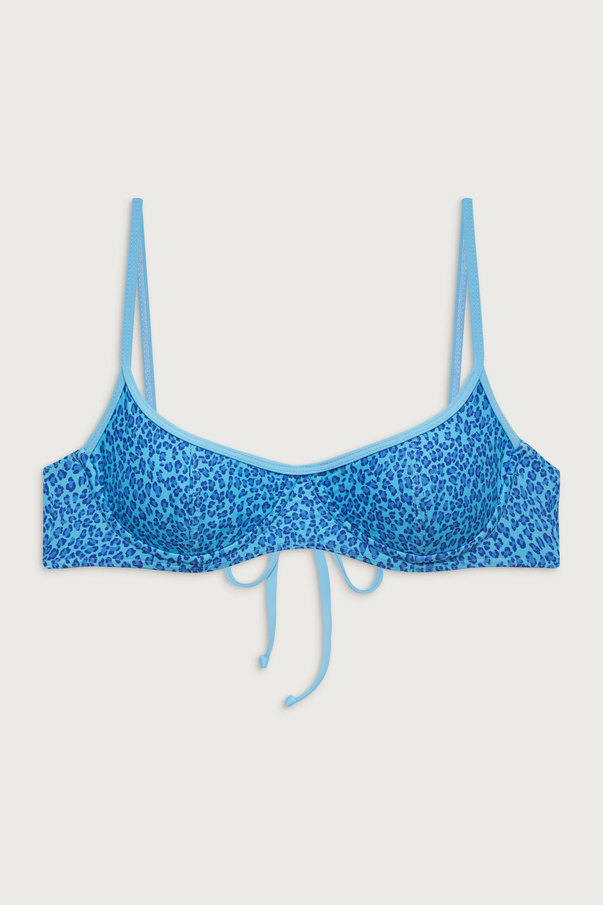 Cola Underwire Bikini Top - Cobalt Cheetah - Image 3