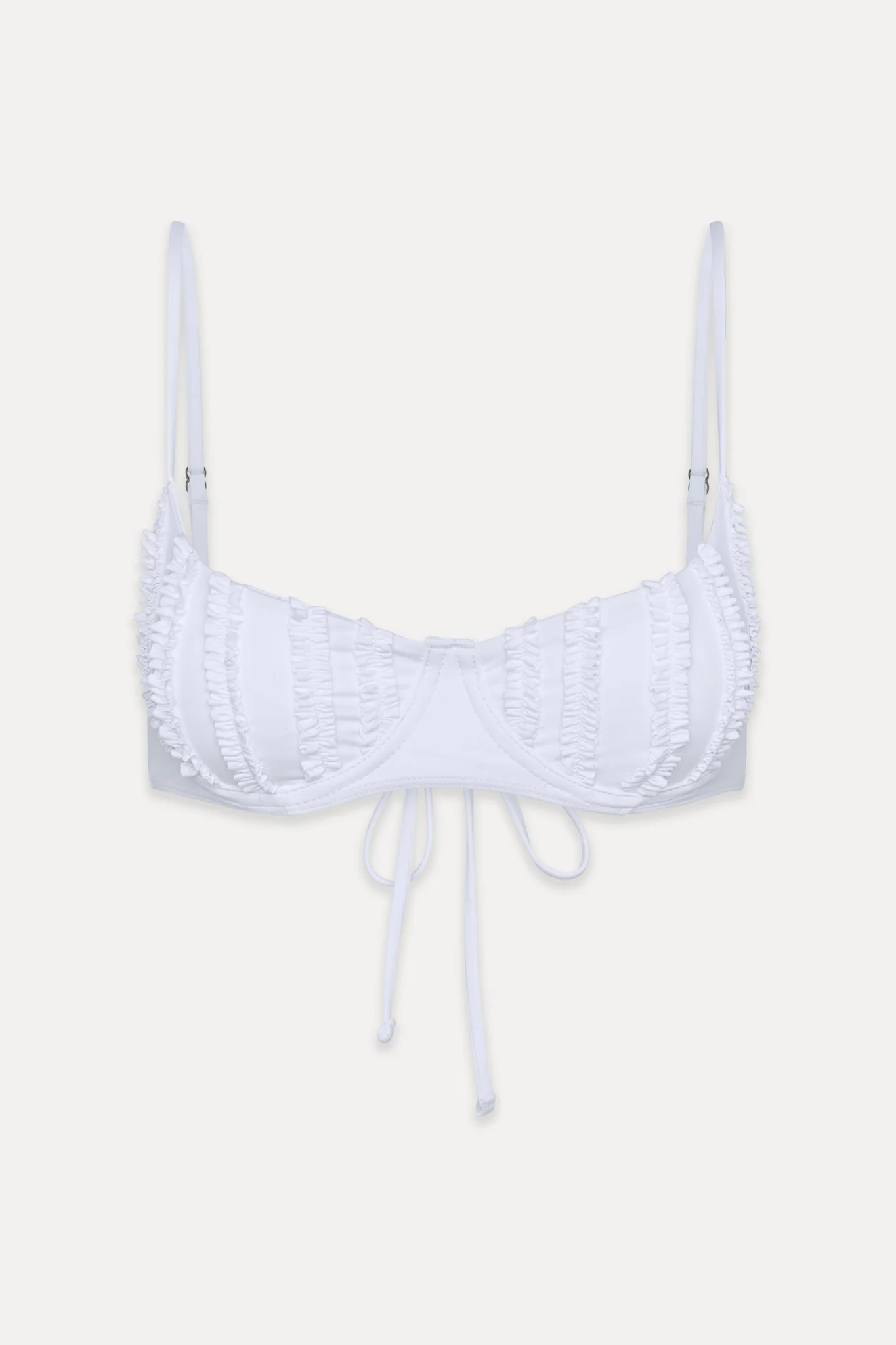 Cola Underwire Bikini Top - Optic White - Image 3