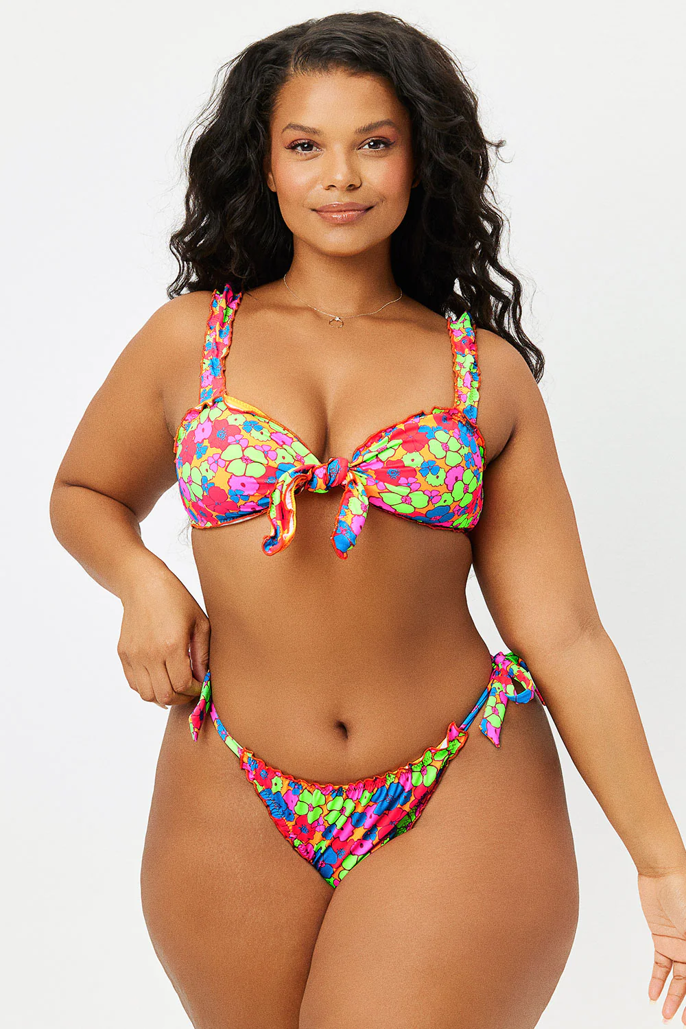 Colby Ruched Bikini Bottom - Groovy - Image 3