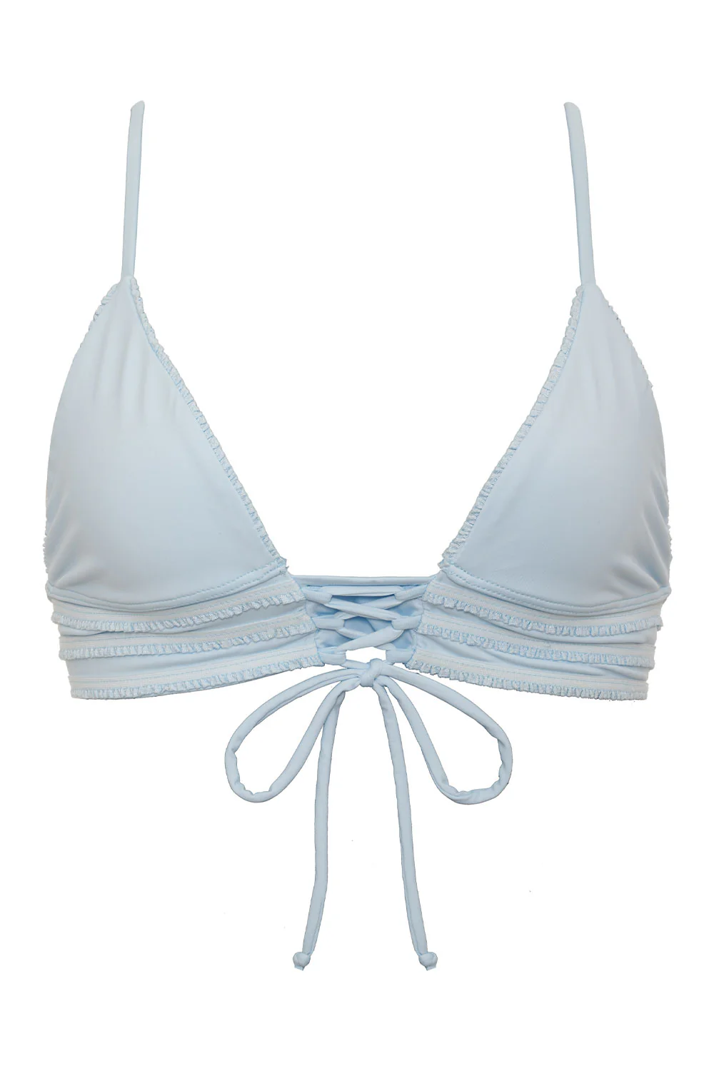 Cora Ruffle Bikini Top - New Moon - Image 4