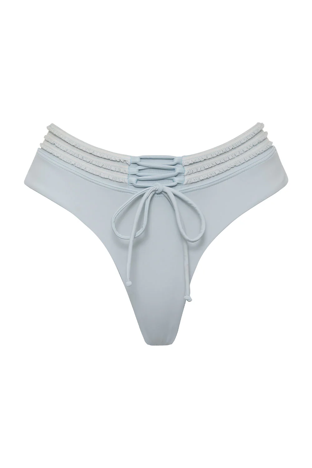 Cora Ruffle Cheeky Bikini Bottom - New Moon - Image 7
